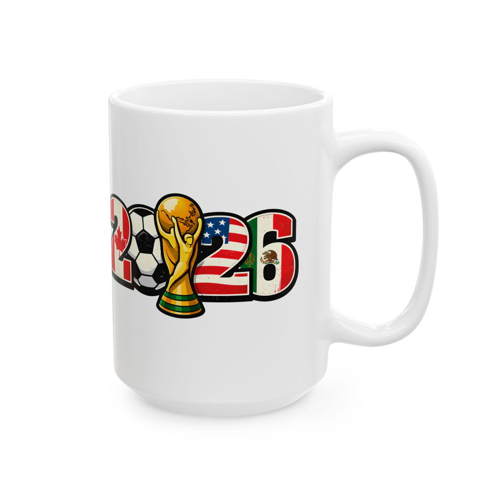 Croatia World Cup 2026 Mug, Soccer Ball, Ceramic Mug, Croatia Flag, Sports Fan Mug