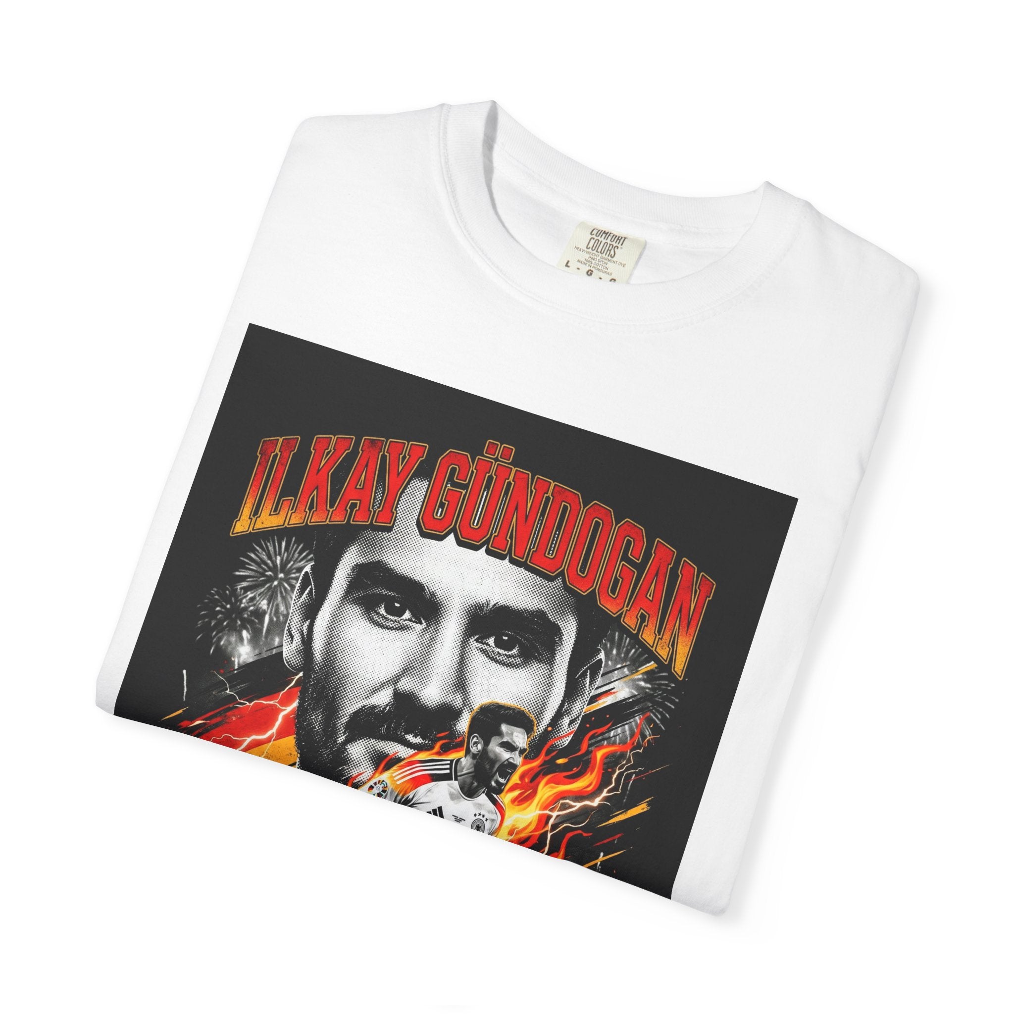 Ilkay Gundogan Soccer Player Graphic T-Shirt | 2026 World Cup Back Print, Germany Flag, Gift for him, Collectible