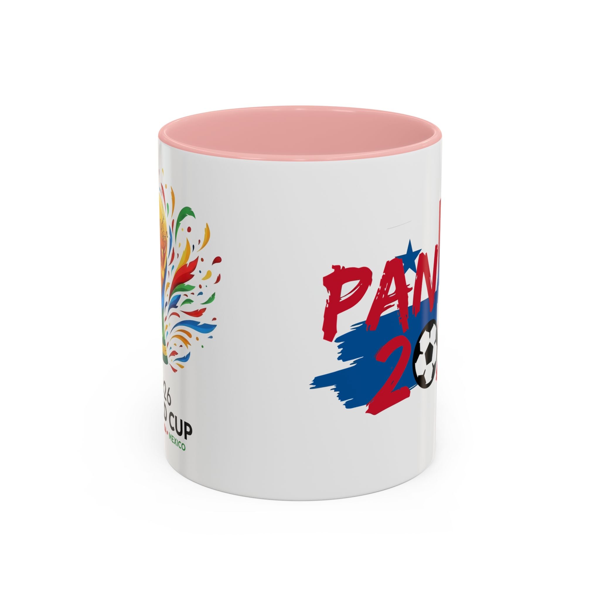 Panama 2026 Soccer Logo Accent Mug | 11oz 15oz, World Cup 2026, Gift for Dad