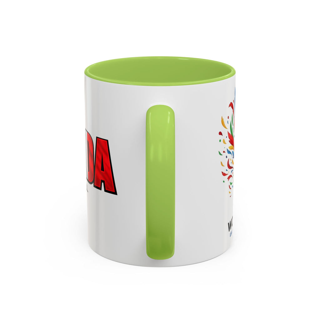 Canada Maple Leaf Text Coffee Mug | We Can. We Will. World Cup 2026, Canada Flag, Gift for Dad