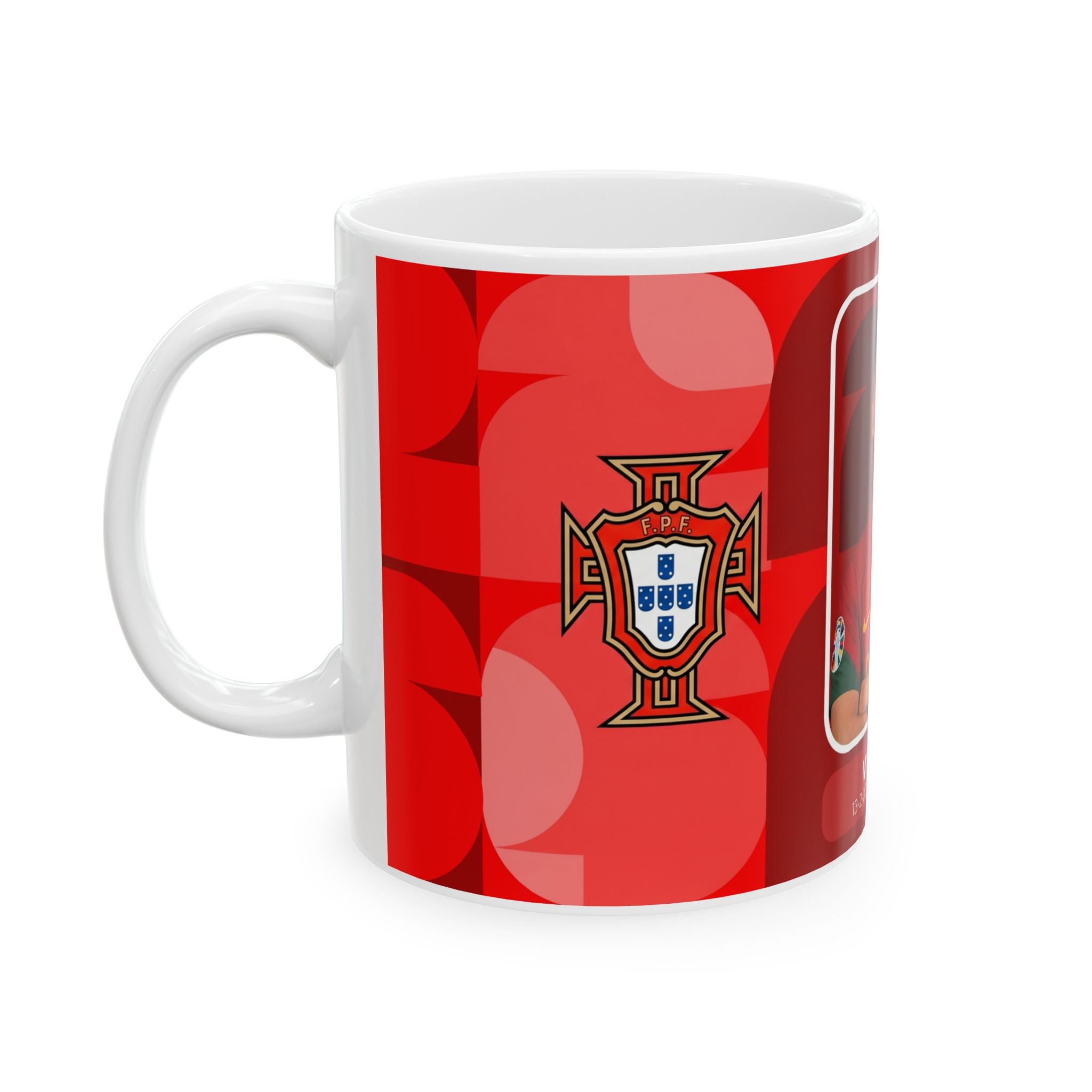 Portugal Vitinha Soccer Player Mug —  11oz/15oz Ceramic Coffee Cup, World Cup 2026 Mugs