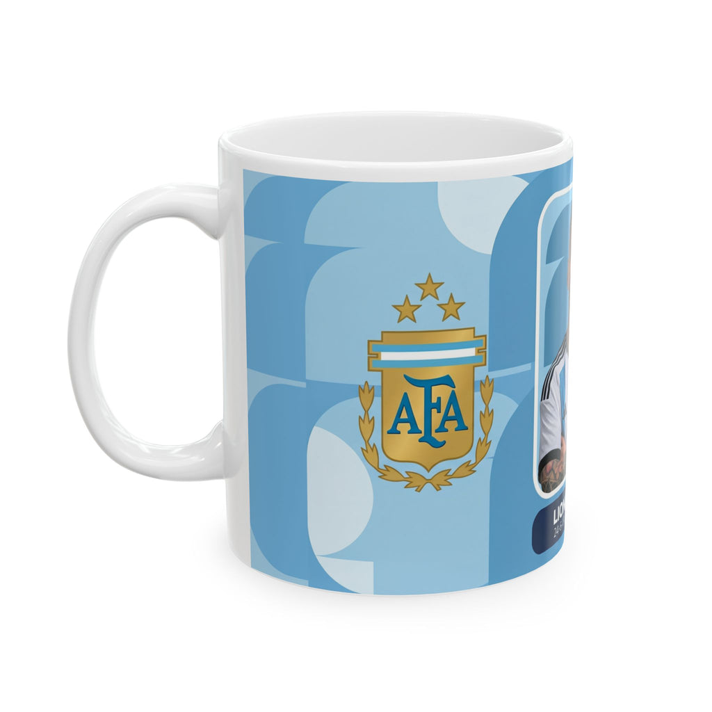 Lionel Messi Argentina Soccer Ceramic Mug (11oz/15oz), World Cup 2026 Mugs