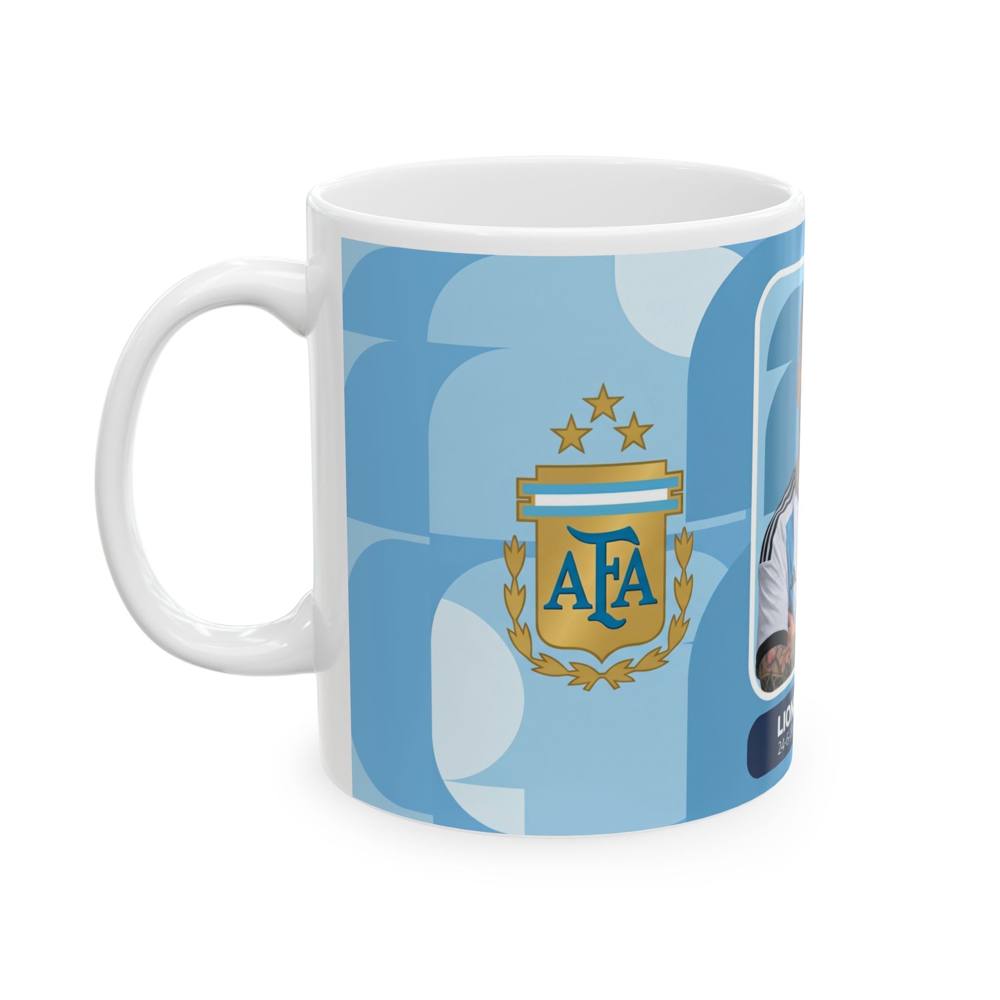 Lionel Messi Argentina Soccer Ceramic Mug (11oz/15oz), World Cup 2026 Mugs