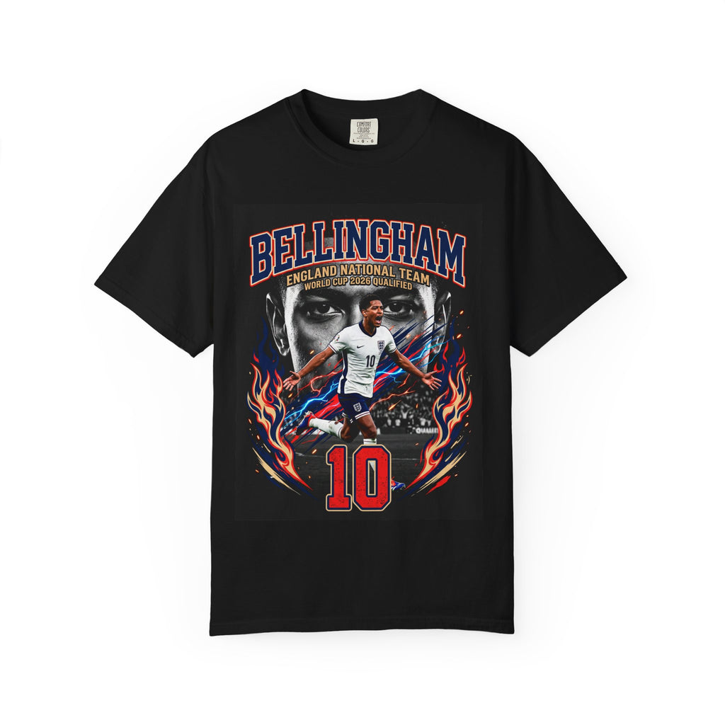England World Cup 2026 T-shirt, Bellingham Collection Shirt, Gift for him, England Flag, Collectible