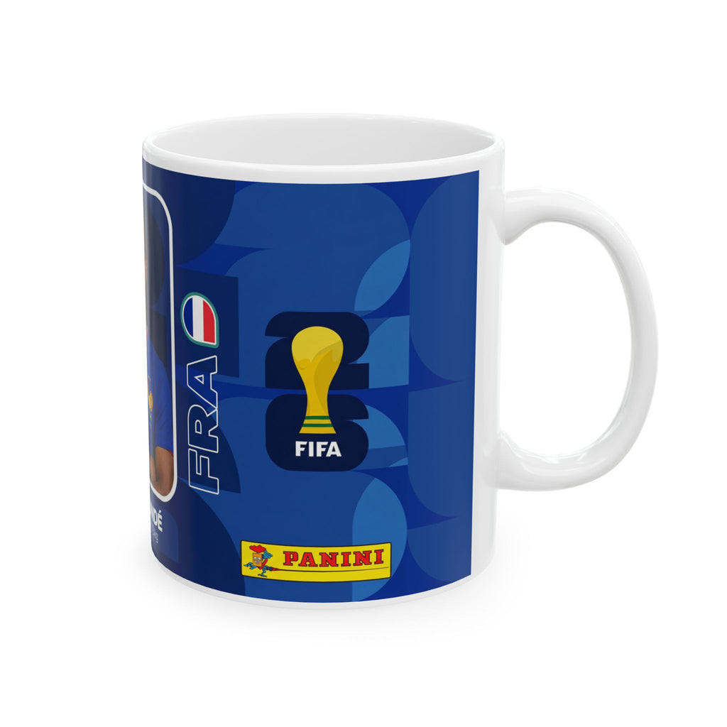 France Soccer Player Jules Koundé  Mug —  Ceramic Coffee Cup (11oz/15oz), World Cup 2026 Mugs