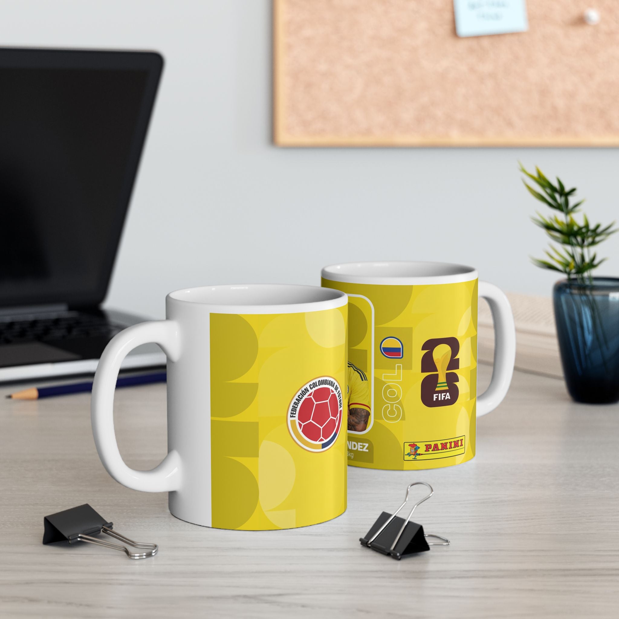 Colombian Soccer Player 'Cucho Hernández' Ceramic Mug — 11oz/15oz, World Cup 2026 Mugs