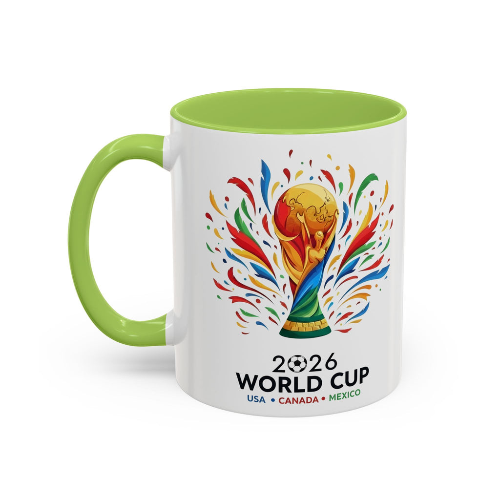 QATAR Yalla Qatar! Accent Coffee Mug | 11oz 15oz, Soccer World Cup 2026, Gifts for Dad