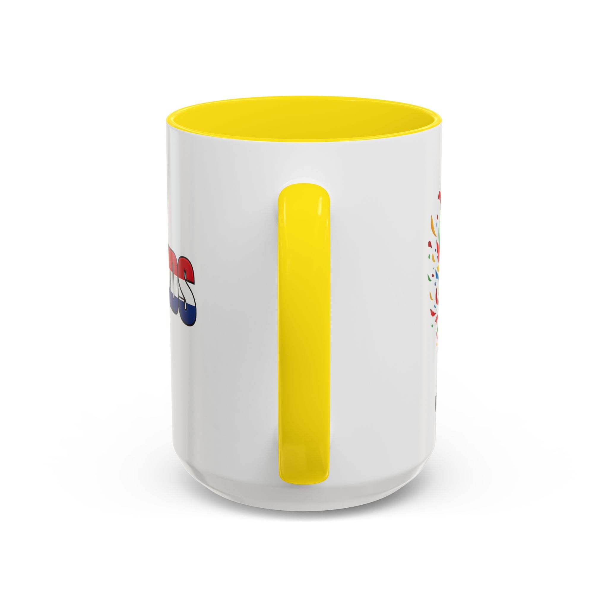 Netherlands Flag Text Coffee Mug | Accent 11oz 15oz, World Cup 2026, Gift for Dad