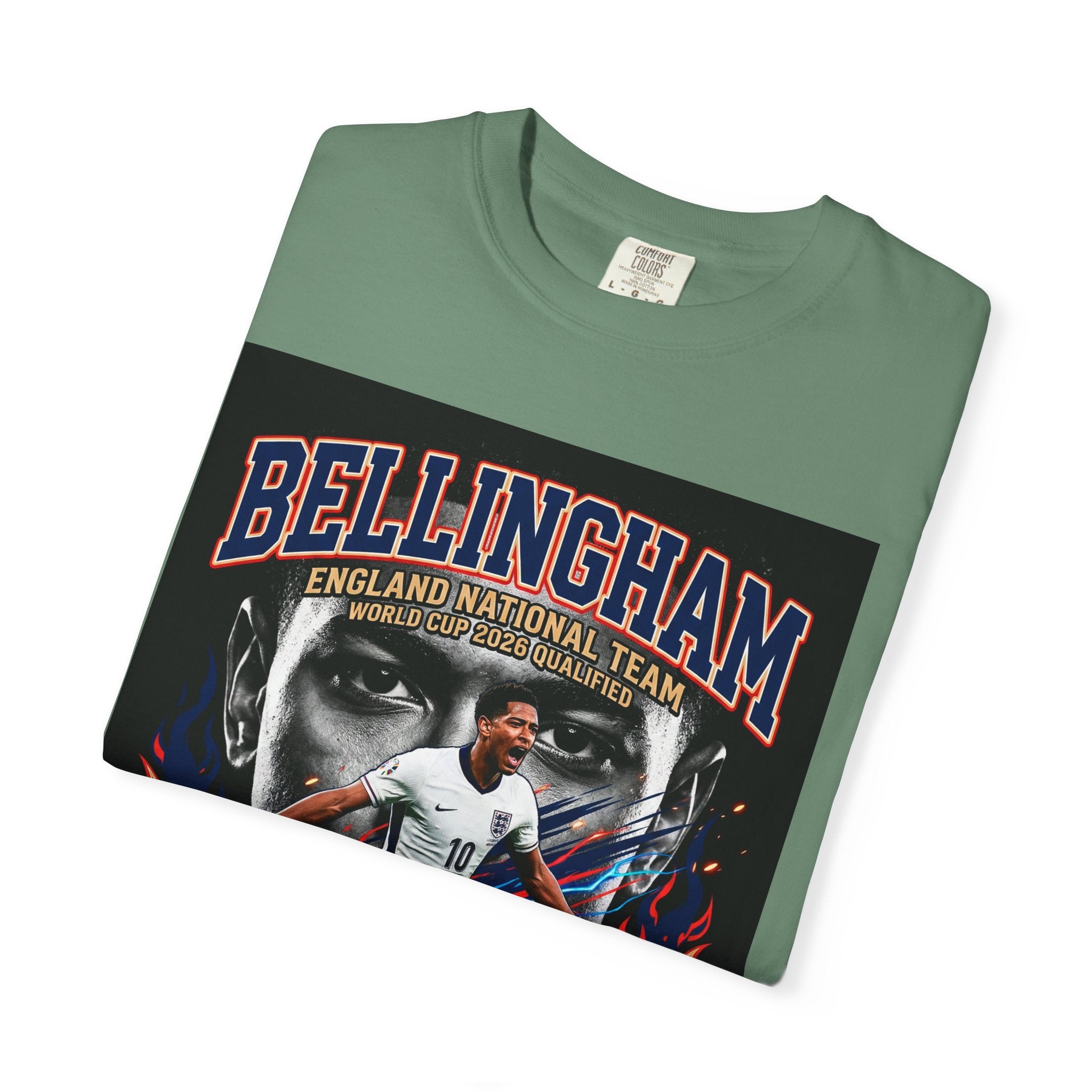 England World Cup 2026 T-shirt, Bellingham Collection Shirt, Gift for him, England Flag, Collectible