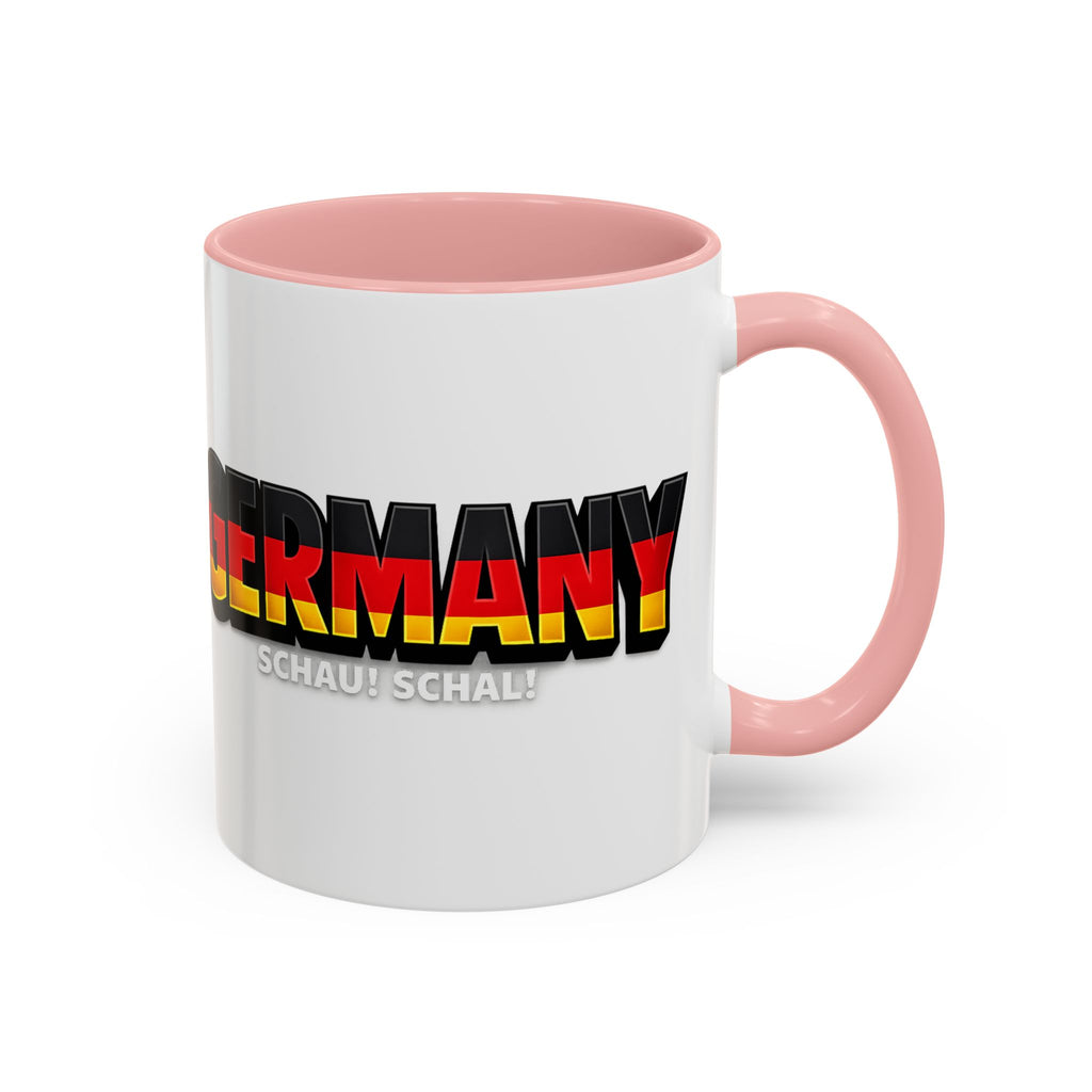 Germany flag text Mug | Accent Coffee Mug 11oz or 15oz, World Cup 2026, Gift for Dad