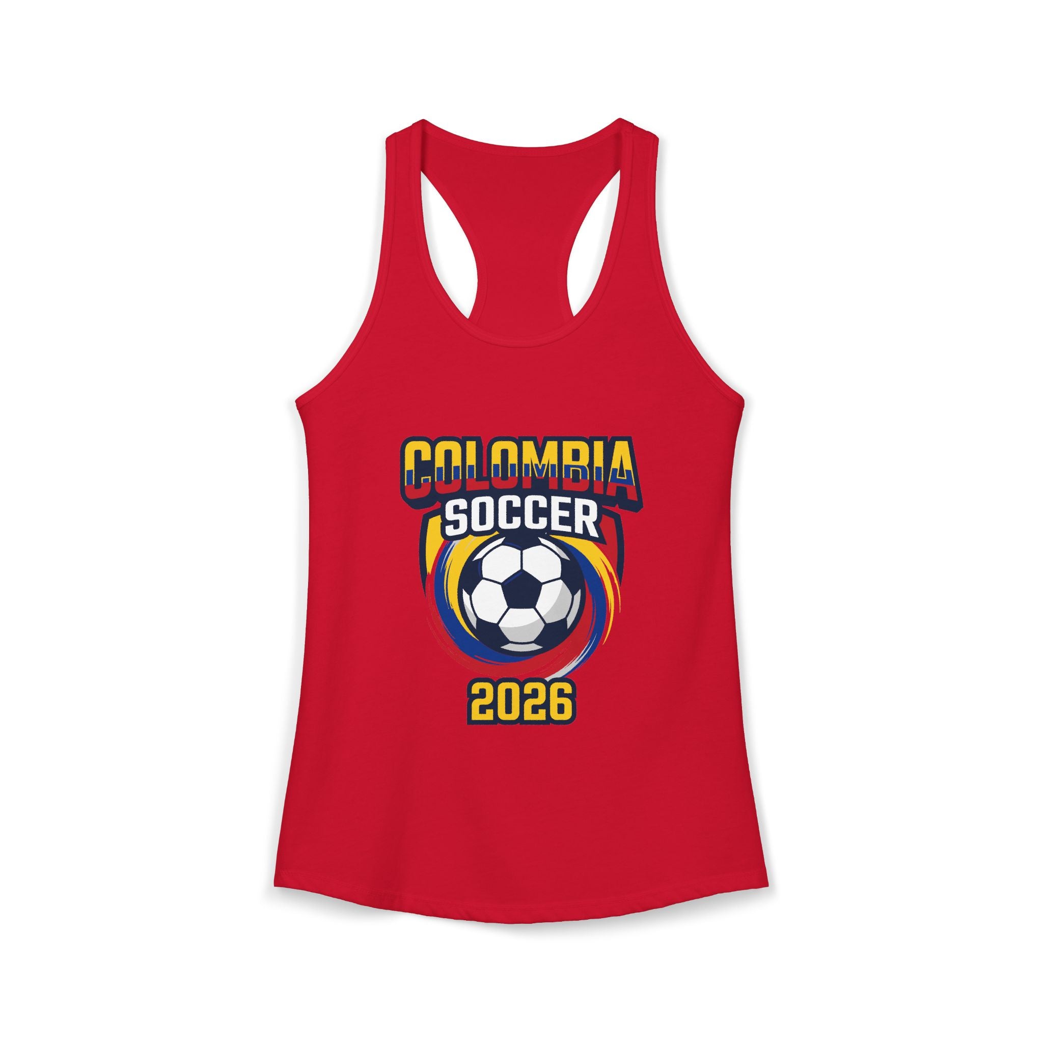 Colombia World Cup 2026 Racerback Tank | Colombia Soccer Tank Top, Mother's Day Sale