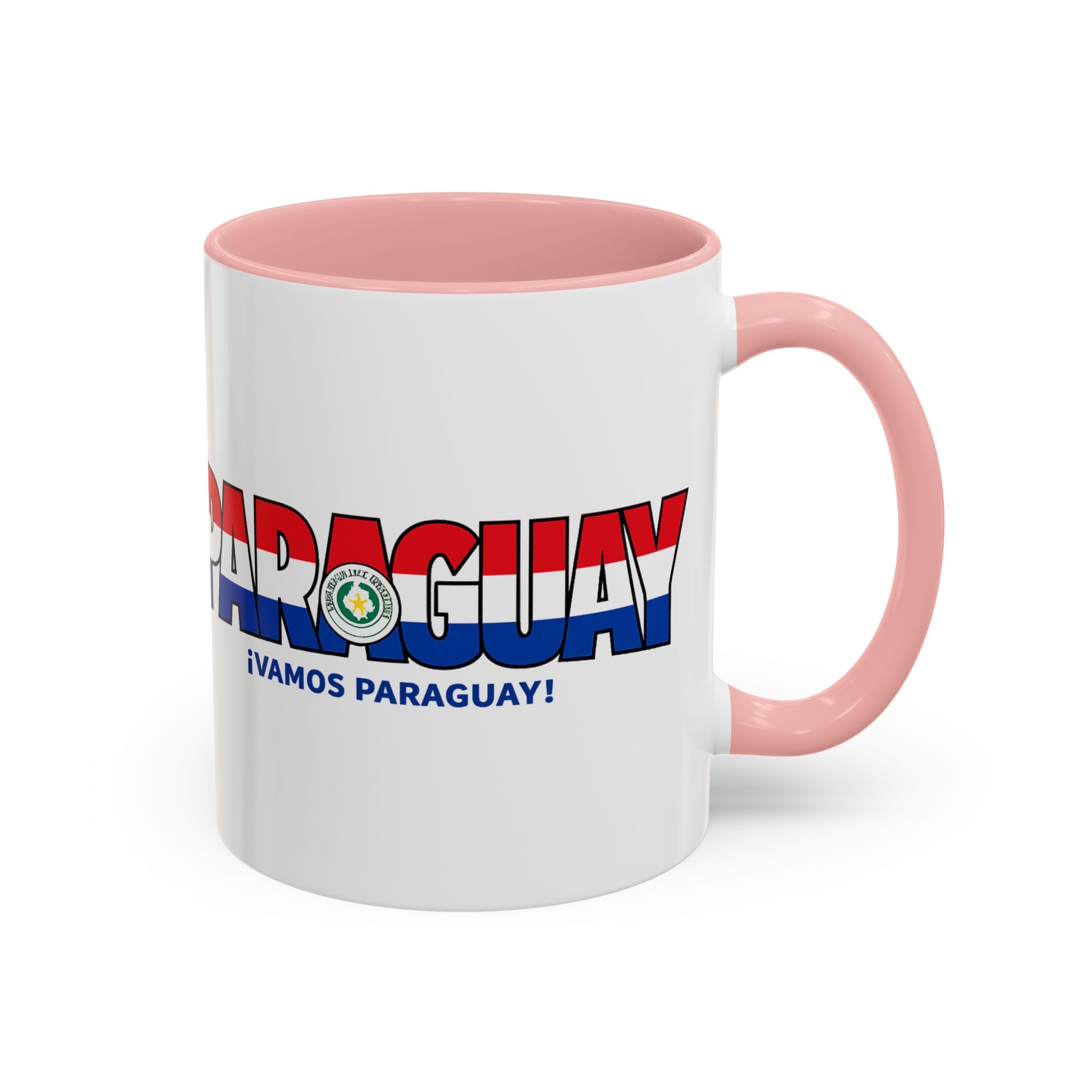 Paraguay Vamos Paraguay Mug | Accent Coffee Mug 11oz or 15oz, Soccer World Cup 2026, Gifts for Dad