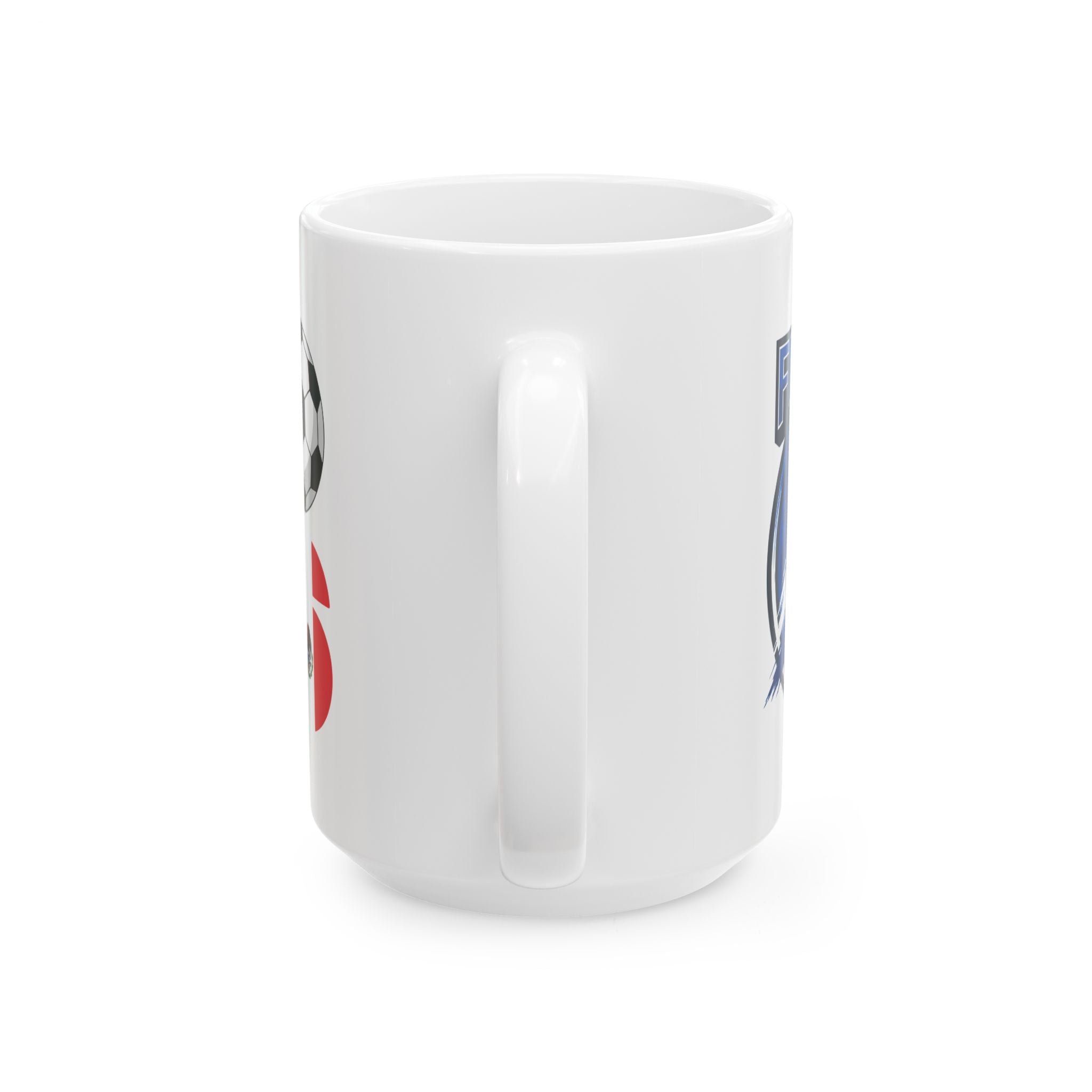France Soccer Flag Crest Mug | World Cup 2026 Ceramic Mug, Gift For Dad