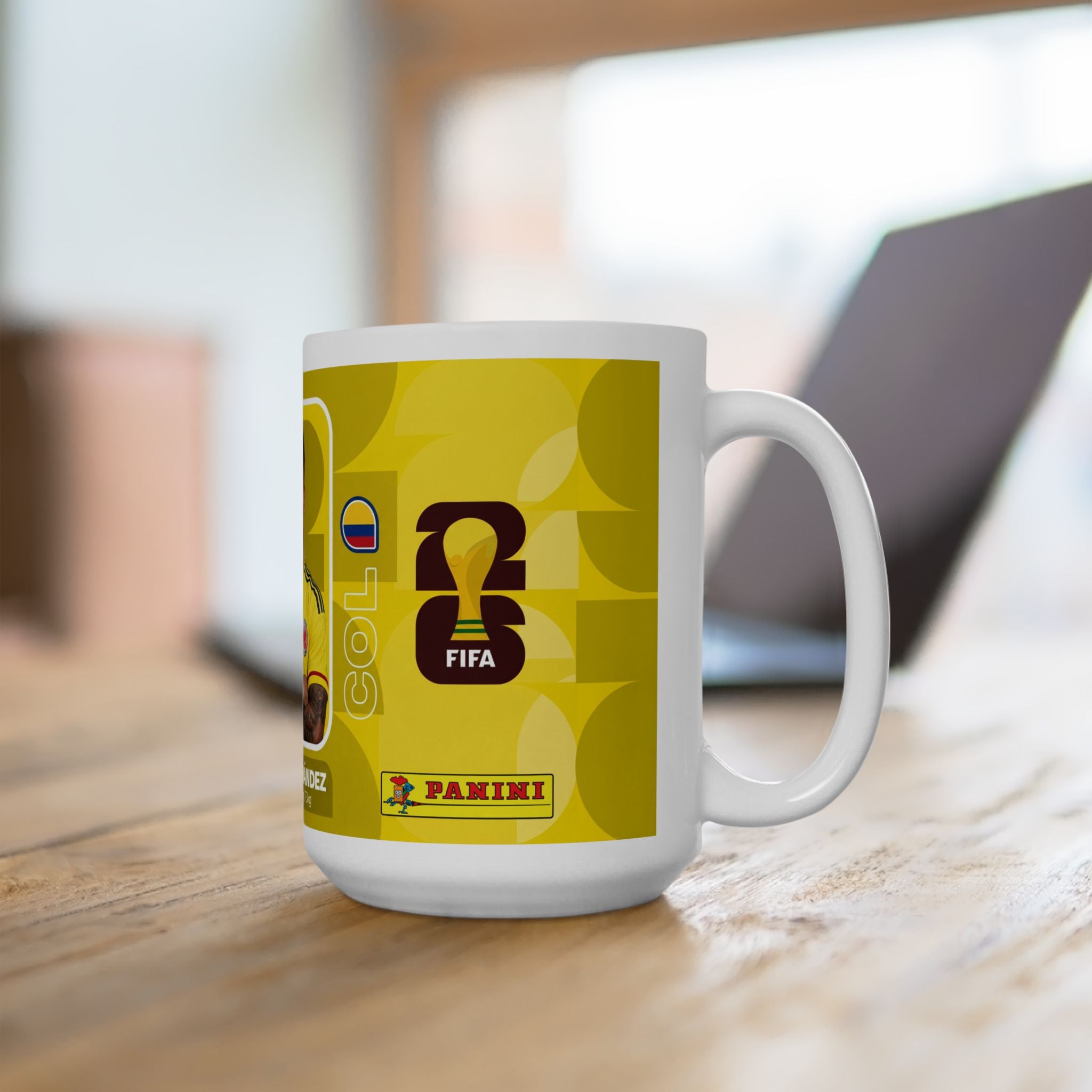 Colombian Soccer Player 'Cucho Hernández' Ceramic Mug — 11oz/15oz, World Cup 2026 Mugs