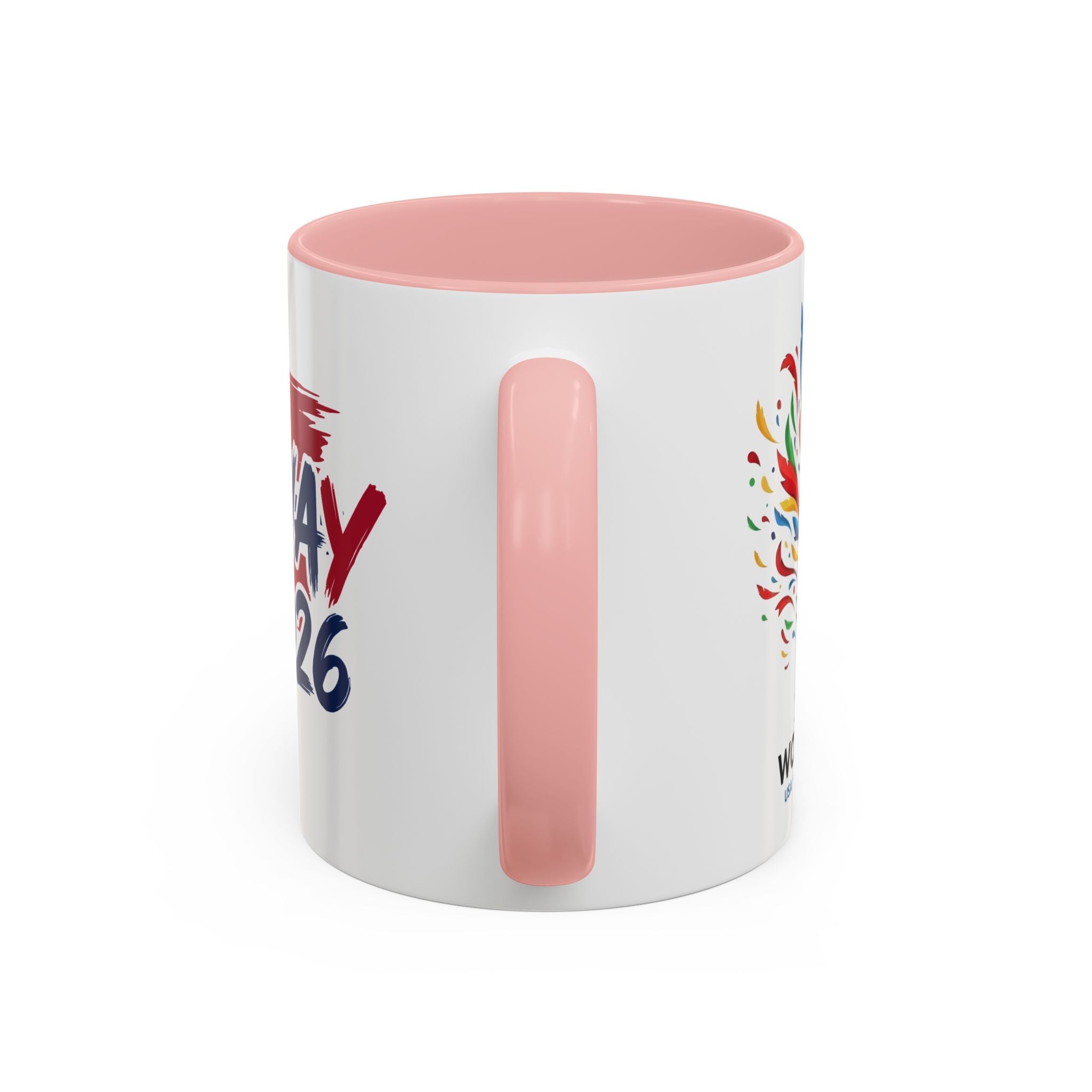 Norway 2026 Soccer Flag Accent Coffee Mug | 11oz 15oz, World Cup 2026, Gift for Dad