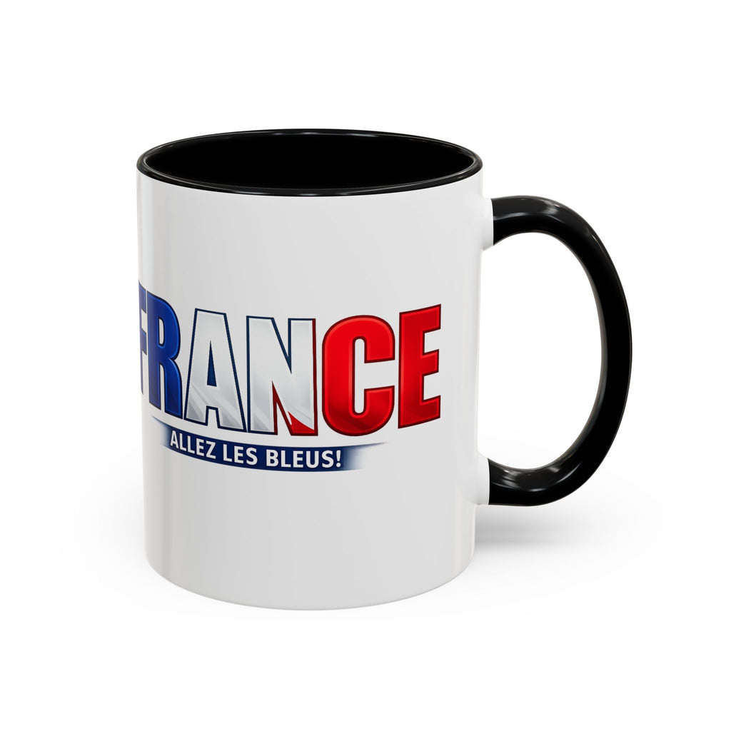 France Tricolor Logo Coffee Mug | Accent Coffee Mug 11oz 15oz, Worl Cup 2026, Gift for mom and dad