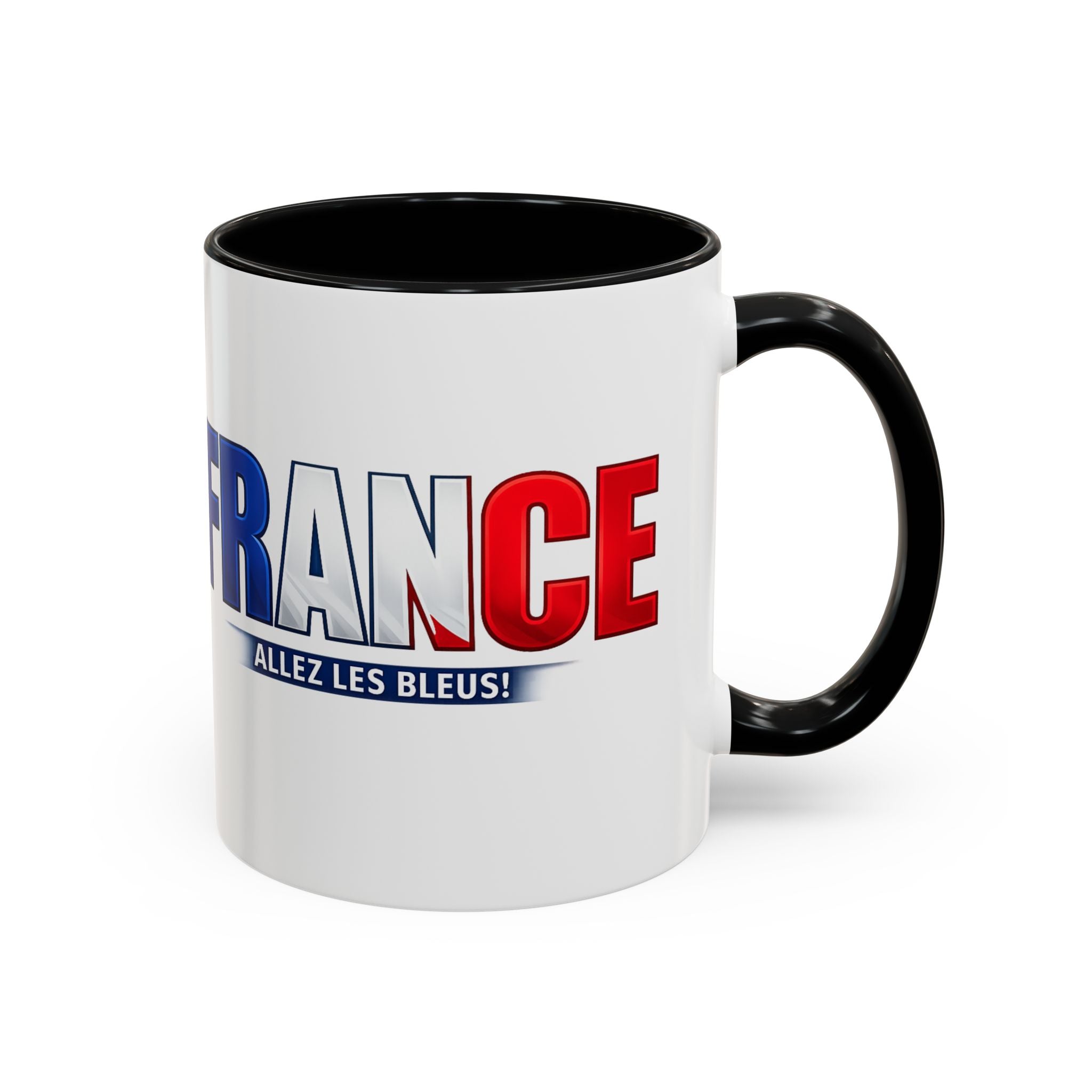 France Tricolor Logo Coffee Mug | Accent Coffee Mug 11oz 15oz, Worl Cup 2026, Gift for mom and dad
