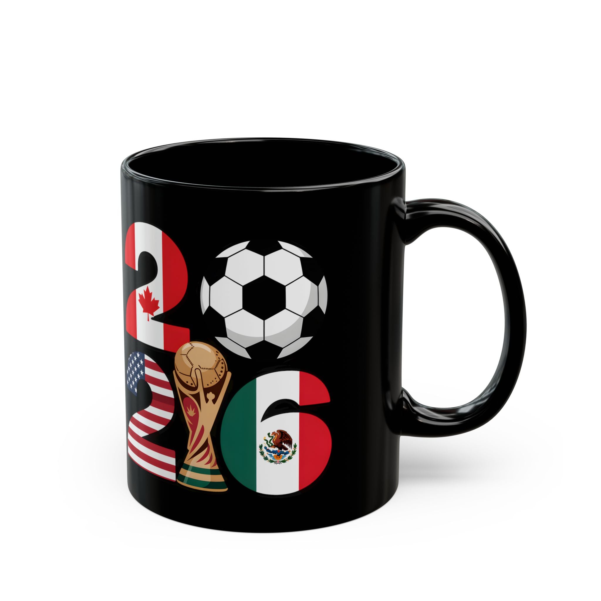 Saudi Arabia World Cup 2026 Mug, Black Ceramic Coffee Mug, Gift For Dad