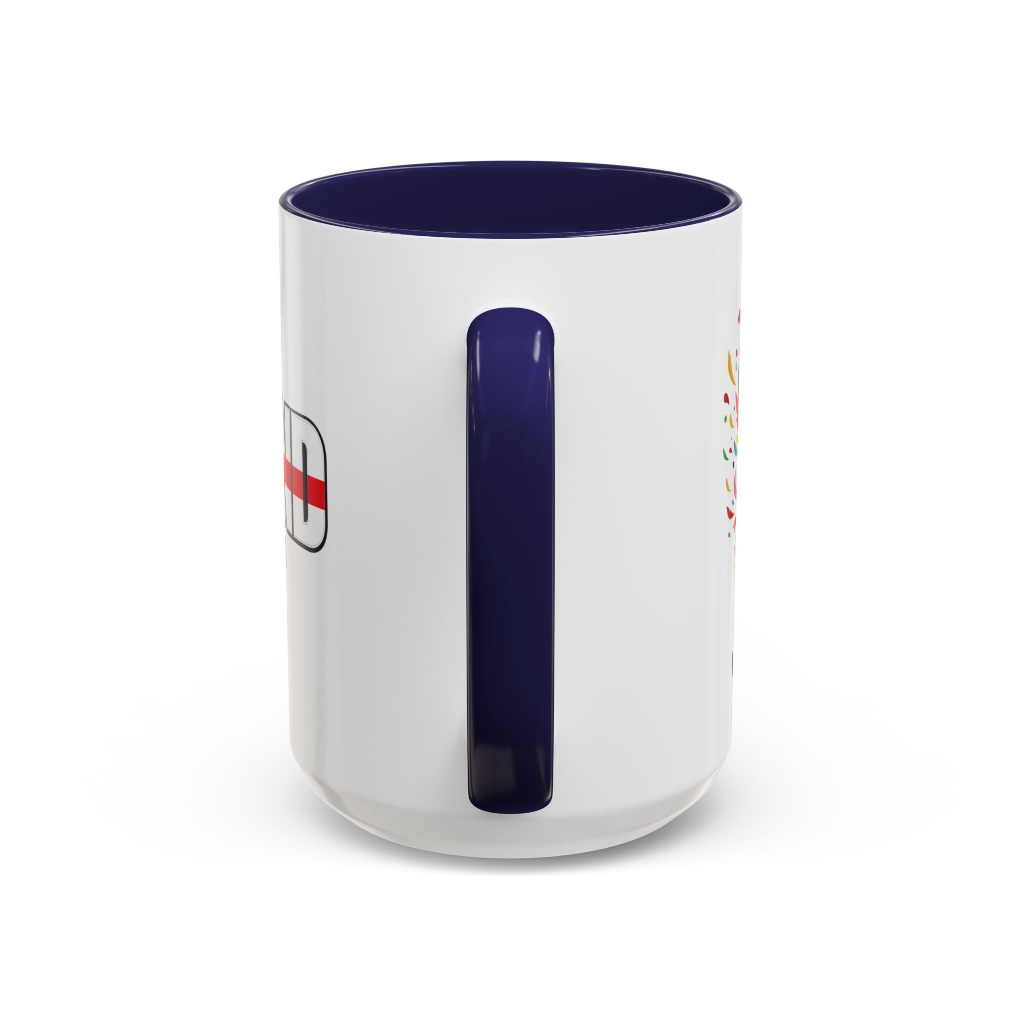 England Flag Typography Accent Coffee Mug | Come On England, World Cup 2026, Gift for Dad
