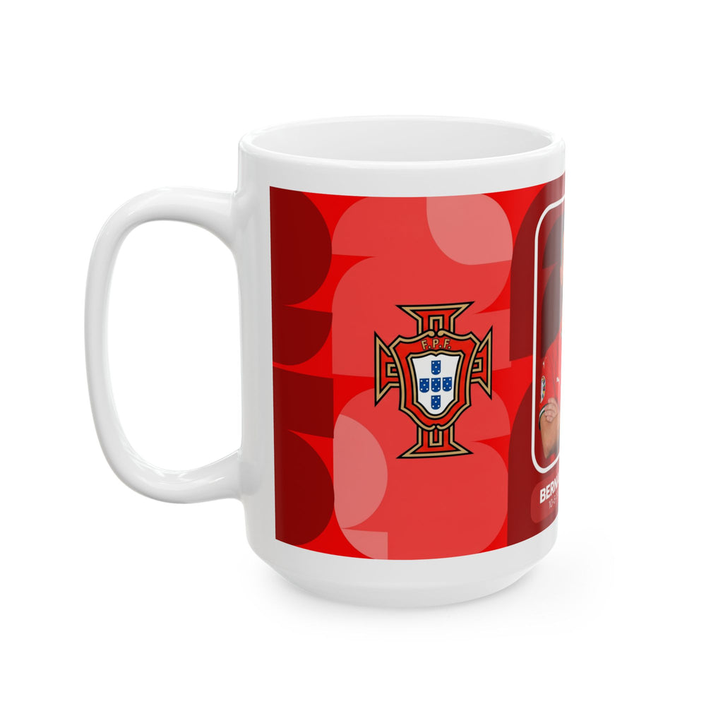 Portugal Bernardo Silva Soccer Player Ceramic Mug (11oz, 15oz), World Cup 2026 Mugs