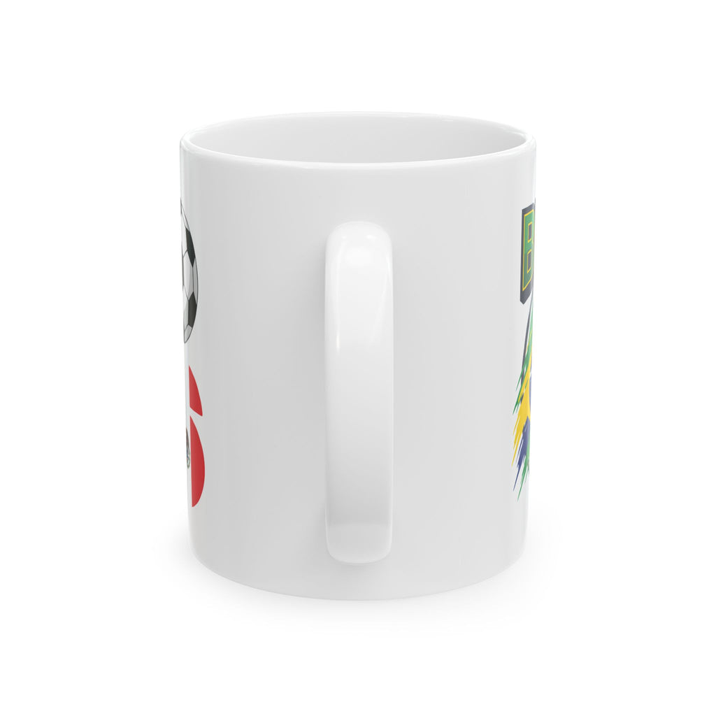 Brazil Soccer National Team, Ceramic Coffee Mug, 11oz or 15oz sizes, World Cup 2026 Mugs