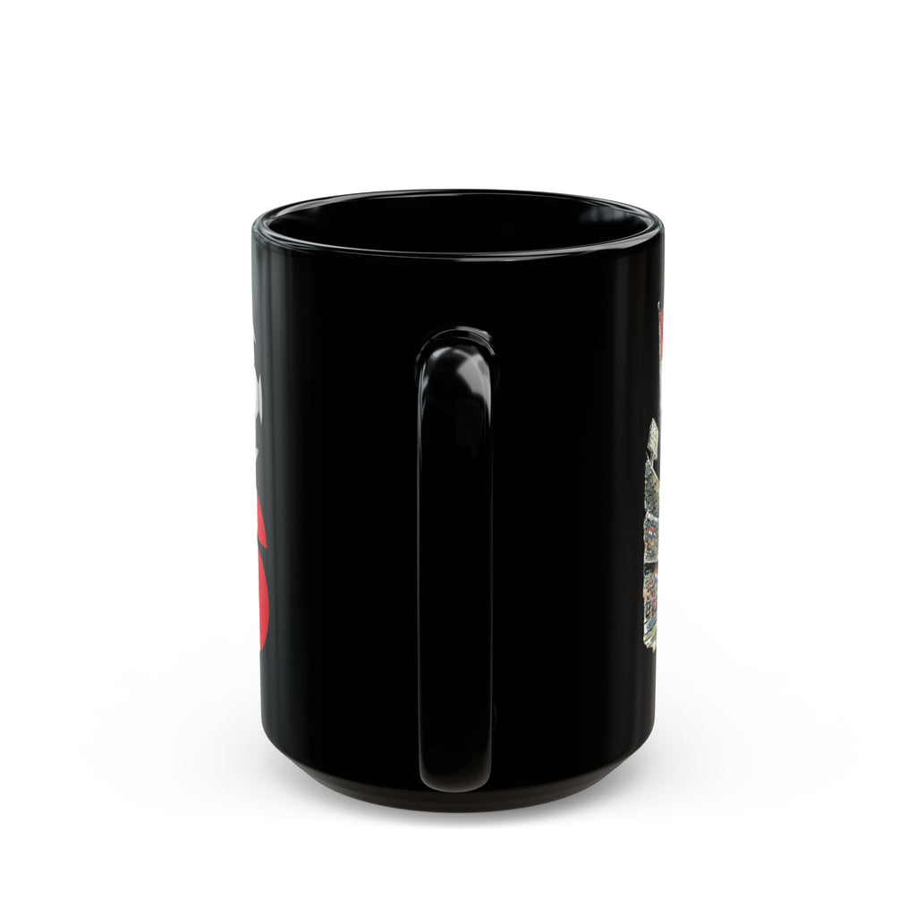 Croatia World Cup 2026 Mug | Black Ceramic Coffee Cup, Croatia Flag, Gift For Dad