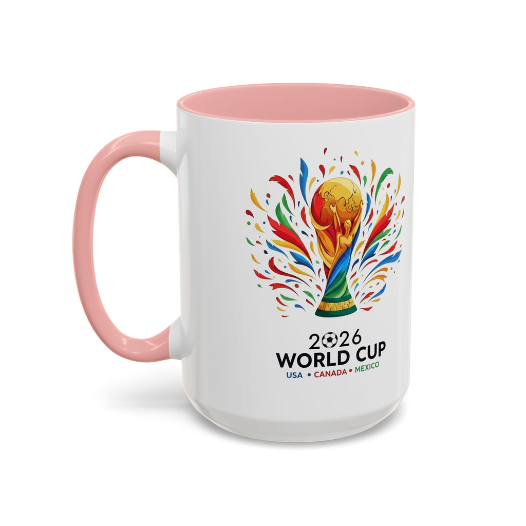 Curaçao 2026 Soccer Flag Accent Coffee Mug | 11oz 15oz,Soccer World Cup 2026, Gift For Dad