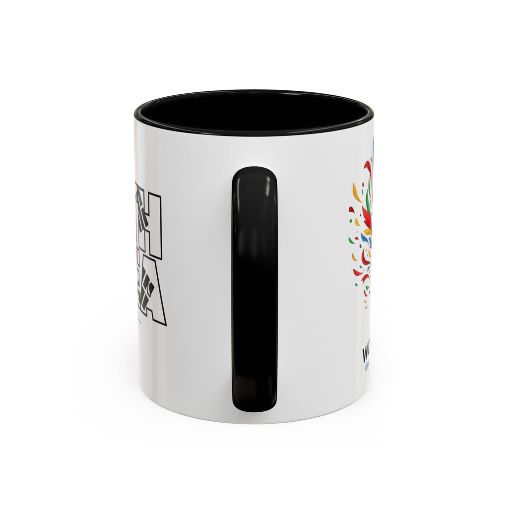 South Korea flag text Accent Coffee Mug | Korean travel souvenir, Soccer World Cup 2026, Gifts for Dad