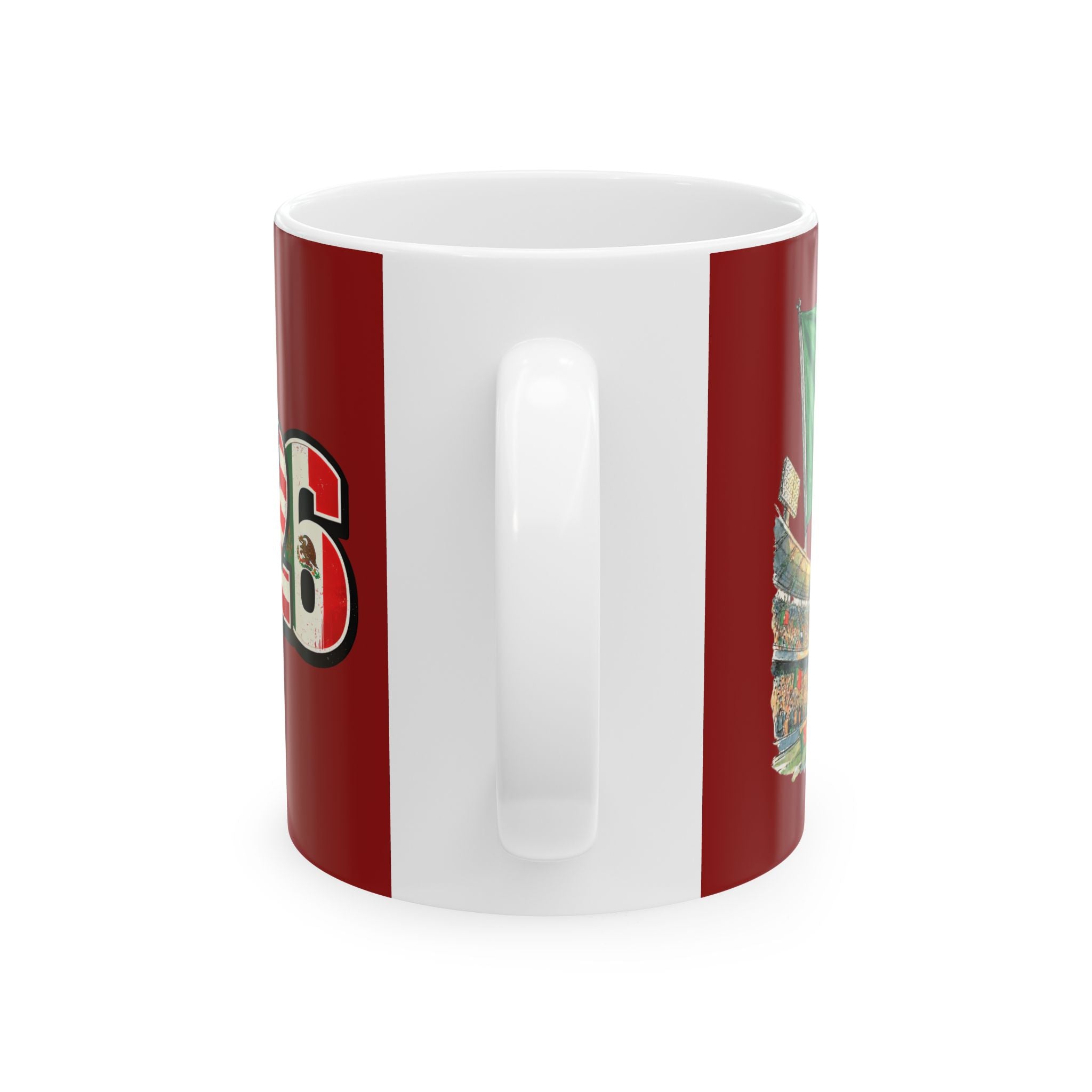 Portugal World Cup 2026 Style Mug, Red Ceramic Mug, Portugal Flag, Soccer Fan Gift