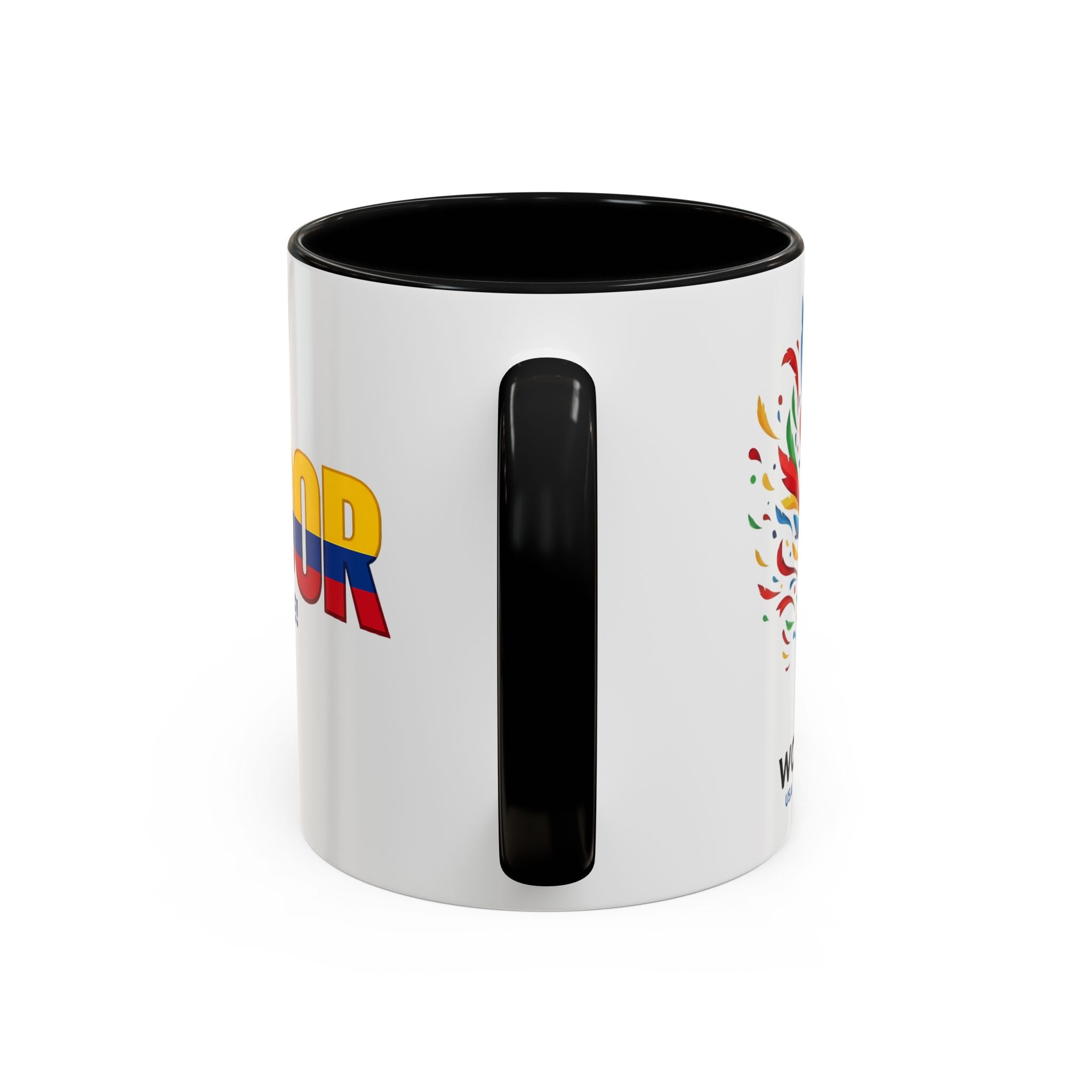 Ecuador Flag Text mug | Accent Coffee Mug (11/15oz), World Cup 2026, Gift for Dad, Father Day