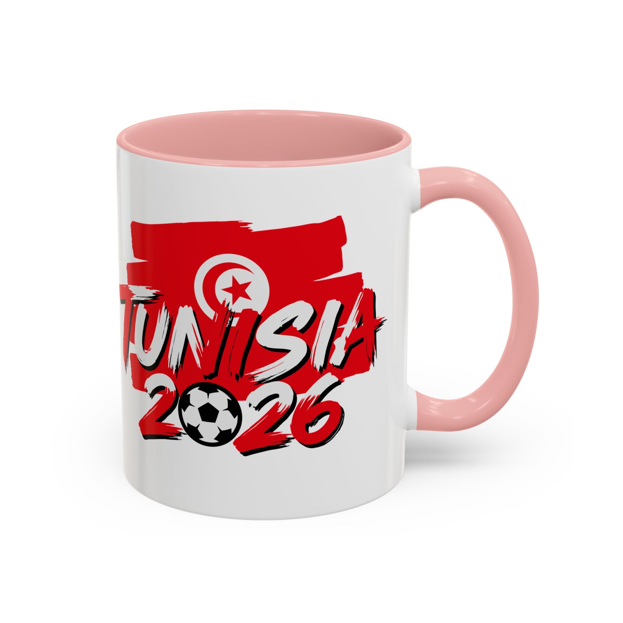 Tunisia 2026 Soccer Logo Mug | World Cup Fan Coffee Mug, Soccer World Cup 2026, Gift for Dad