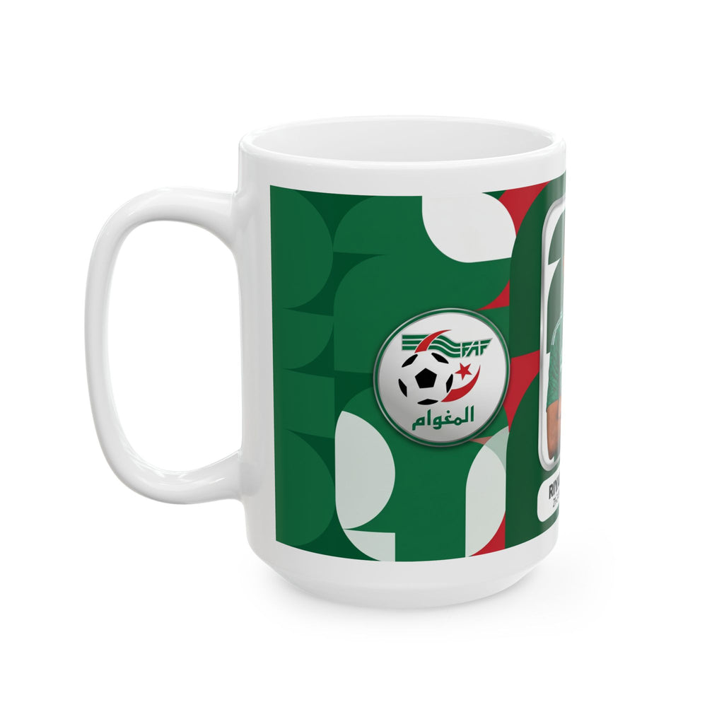 Algeria Soccer Player Riyad Mahrez Ceramic Mug —  Coffee Cup (11oz/15oz), World Cup 2026 Mugs