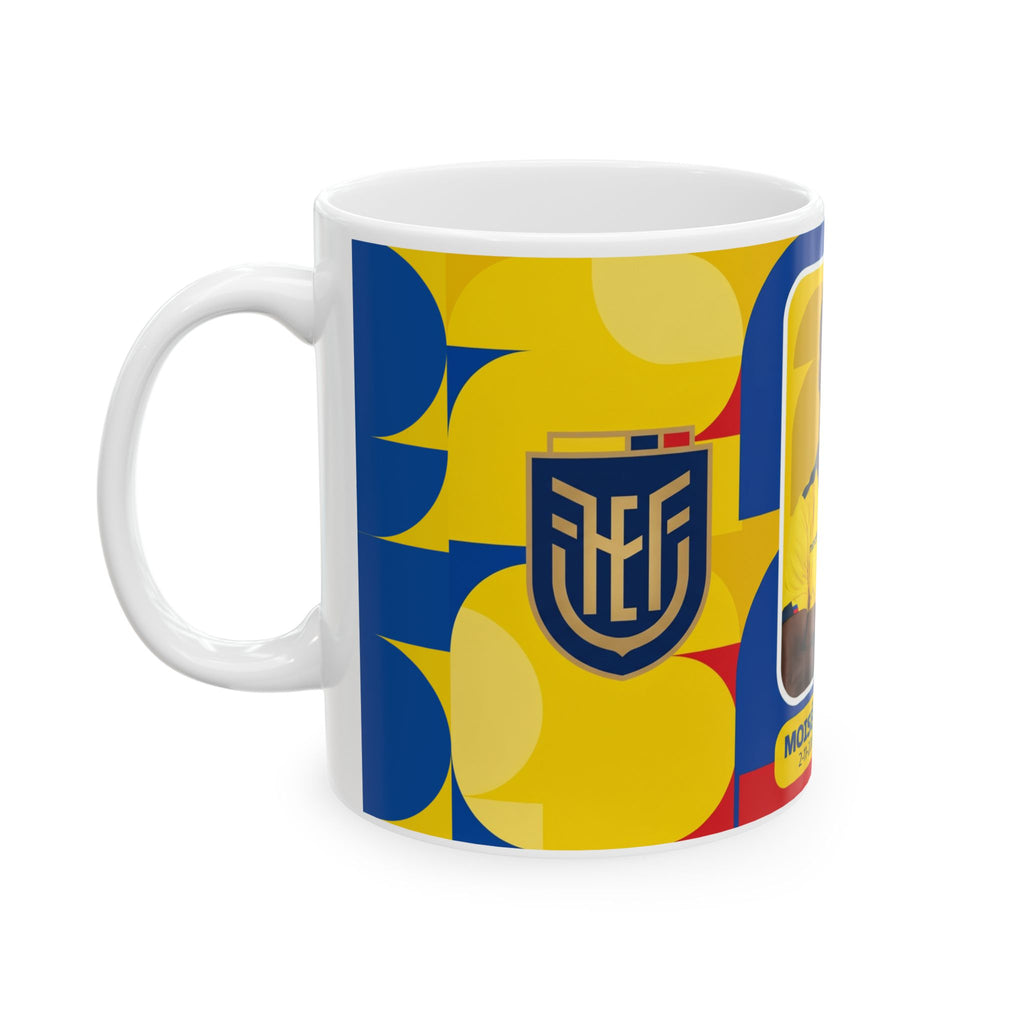 Ecuador Soccer Player Moises Caicedo Mug — Gift For Dad , World Cup 2026 Mugs
