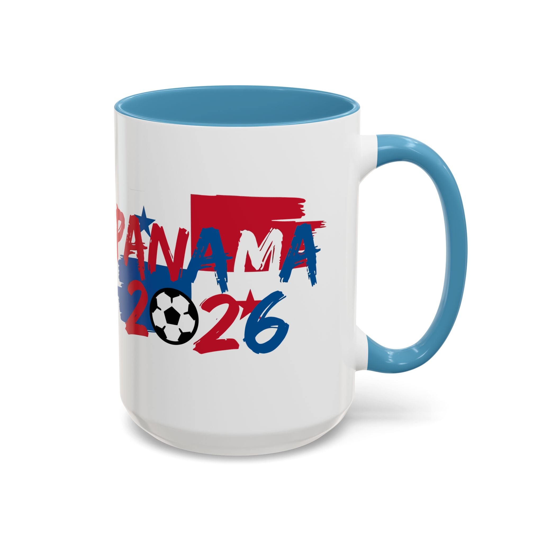 Panama 2026 Soccer Logo Accent Mug | 11oz 15oz, World Cup 2026, Gift for Dad