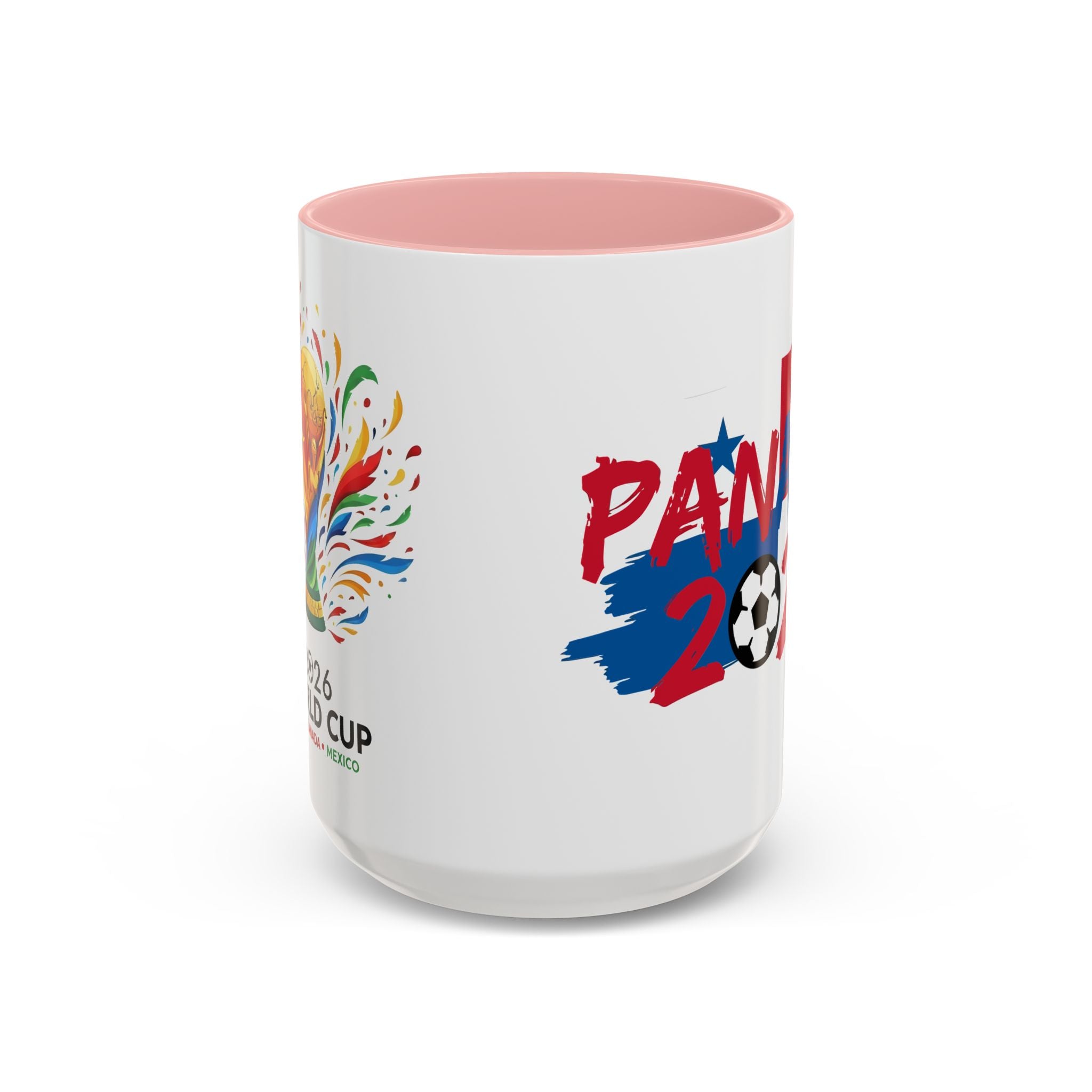 Panama 2026 Soccer Logo Accent Mug | 11oz 15oz, World Cup 2026, Gift for Dad