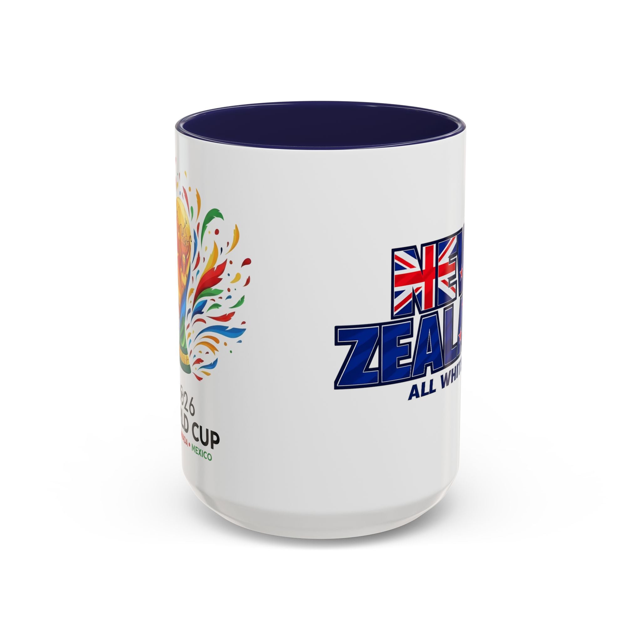 New Zealand All Whites Coffee Mug | Accent 11/15oz, World Cup 2026, Gift for Dad