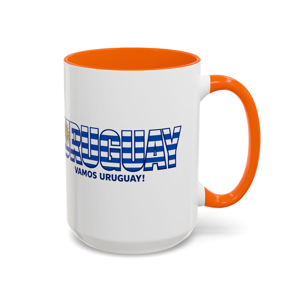 Uruguay Vamos Uruguay Mug | Accent Coffee Mug 11oz 15oz, Soccer World Cup, Gift for Dad