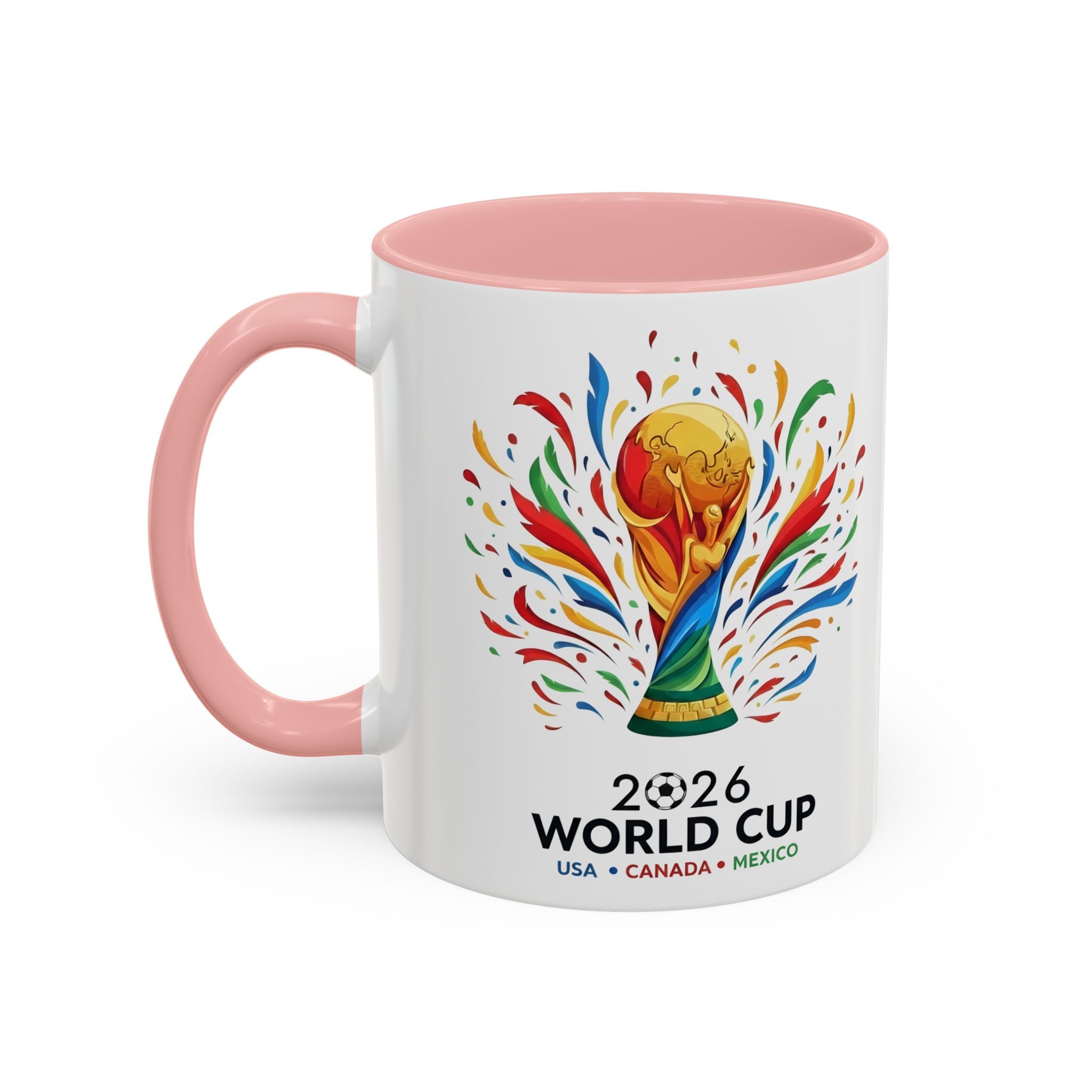 Spain Flag Word Mug | Accent Coffee Mug 11oz 15oz, Soccer World Cup 2026, Gift for Dad