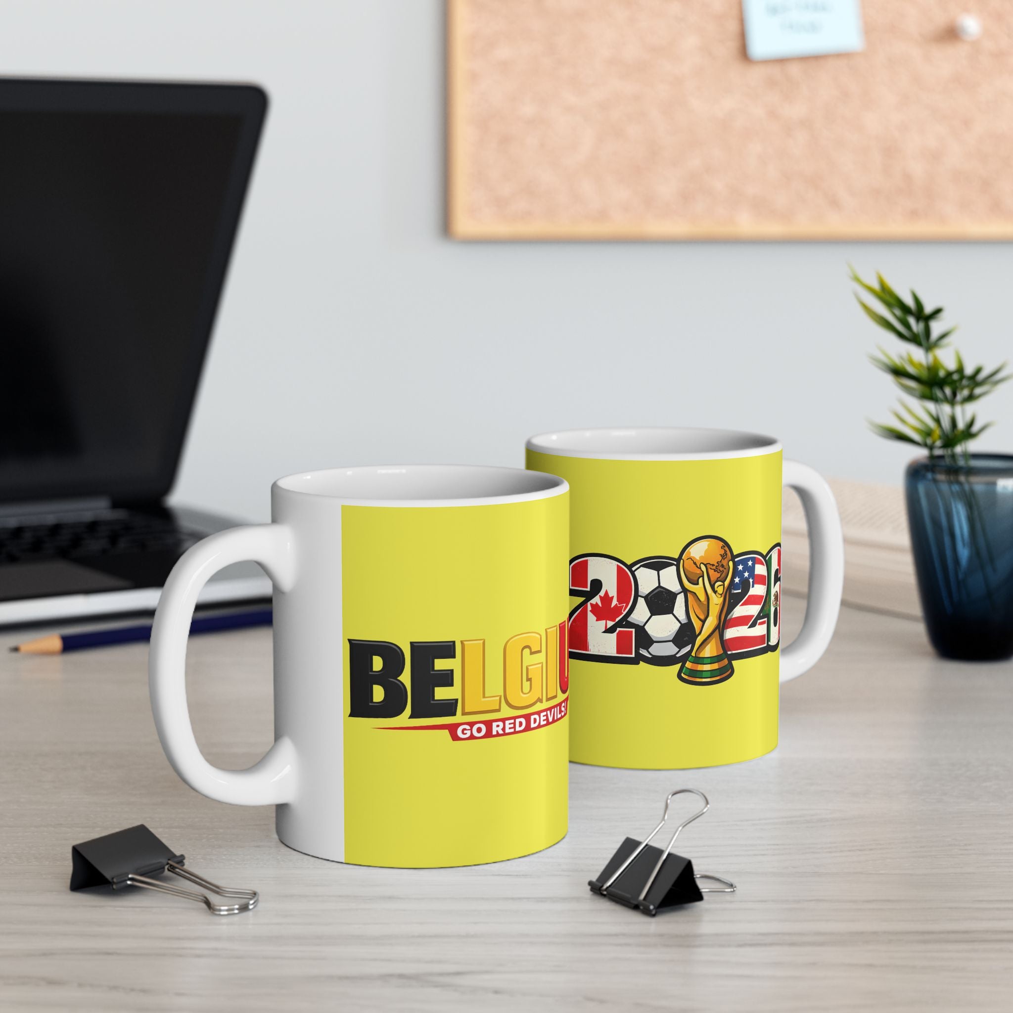Belgium World Cup 2026 Mug | Belgium Flag, Ceramic Coffee Cup, Gift For Dad