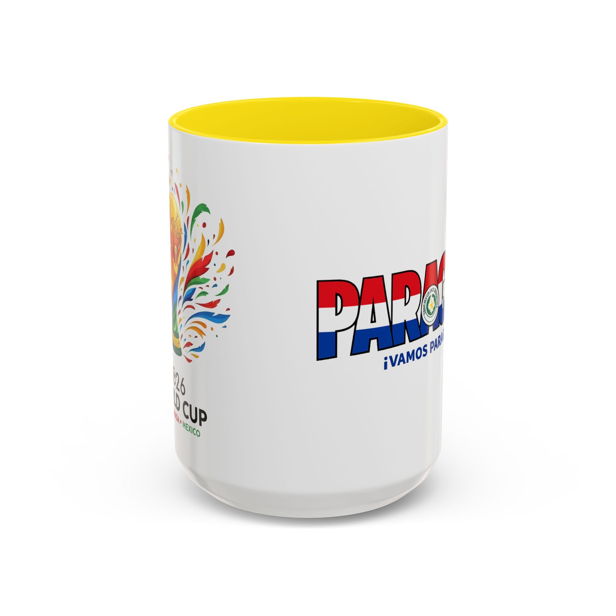 Paraguay Vamos Paraguay Mug | Accent Coffee Mug 11oz or 15oz, Soccer World Cup 2026, Gifts for Dad