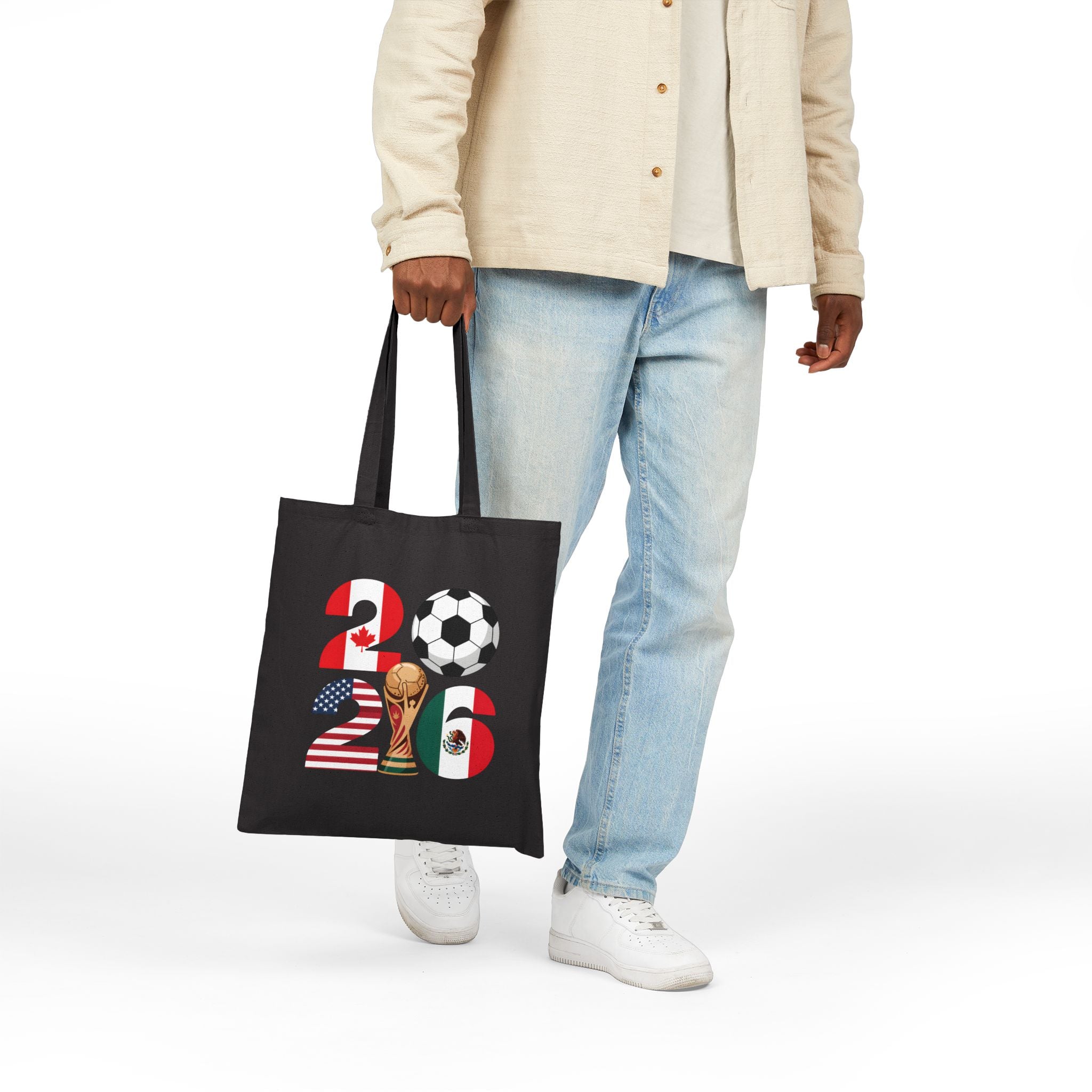 Argentina Soccer 2026 Tote Bag,  World Cup Football Design, Mother's Day Gift