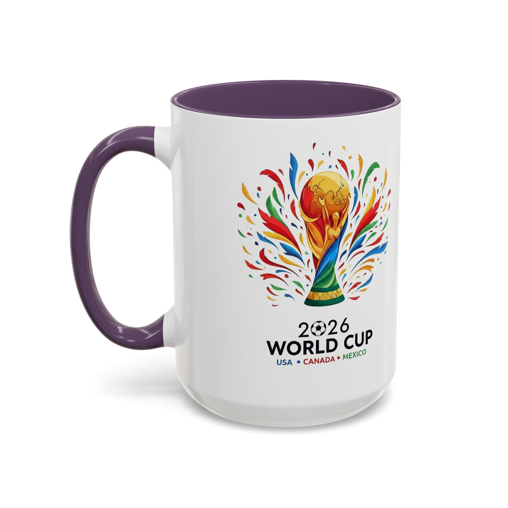 Curaçao 2026 Soccer Flag Accent Coffee Mug | 11oz 15oz,Soccer World Cup 2026, Gift For Dad