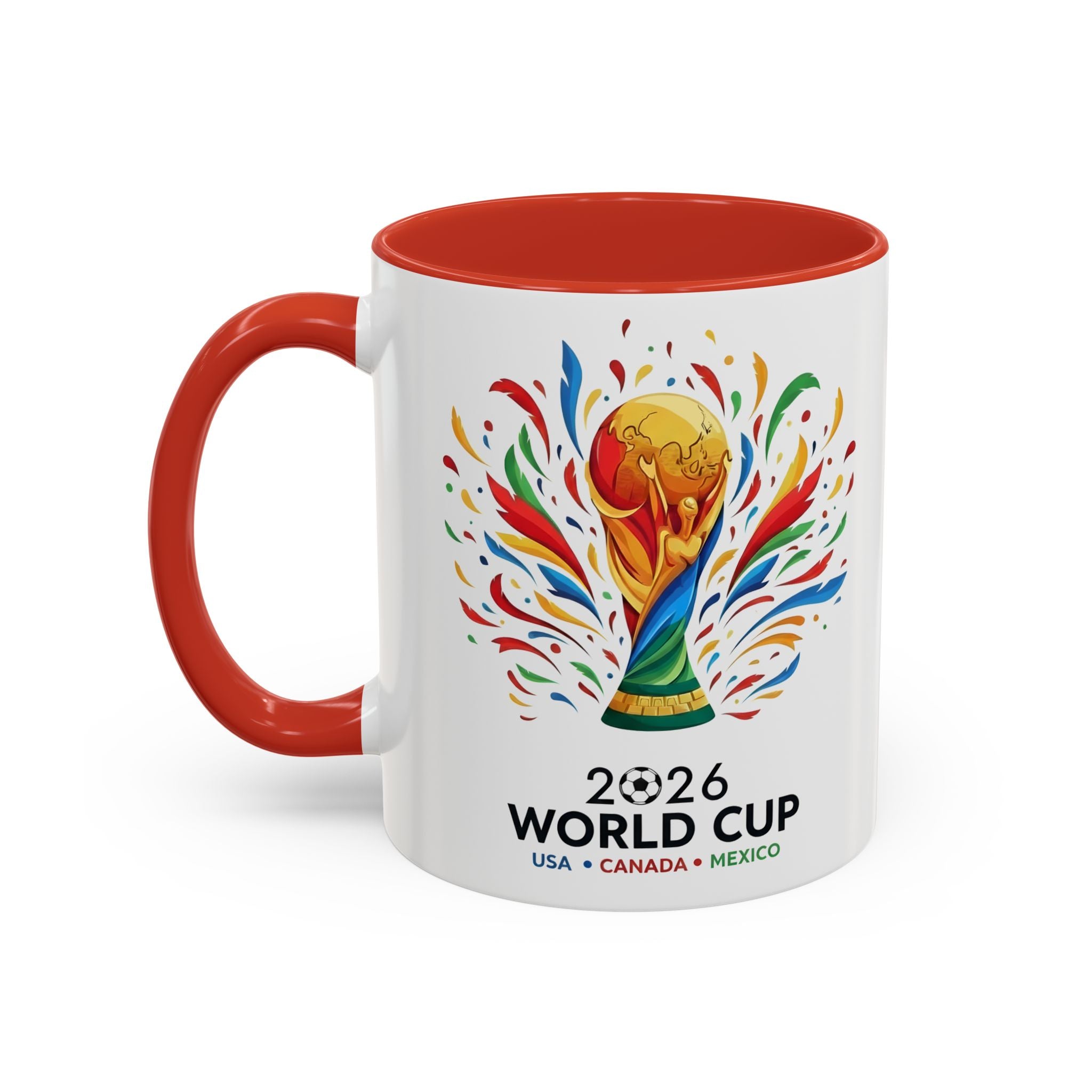 Jordan 2026 Soccer Logo Mug | Accent Coffee Mug 11oz 15oz, World Cup 2026, Gift for Dad