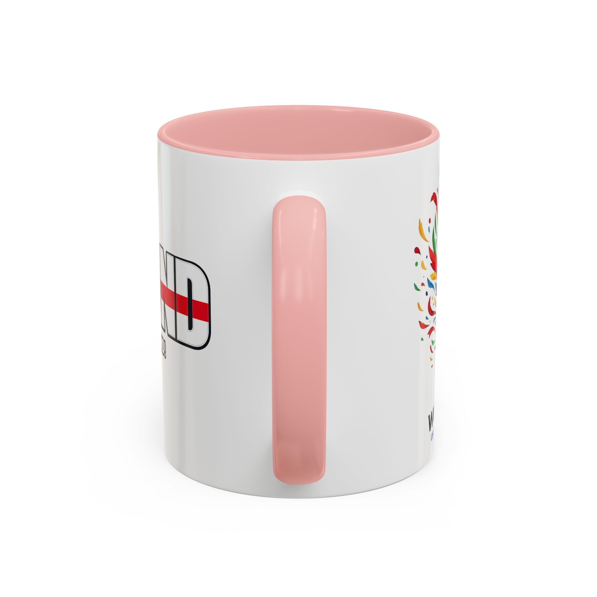 England Flag Typography Accent Coffee Mug | Come On England, World Cup 2026, Gift for Dad