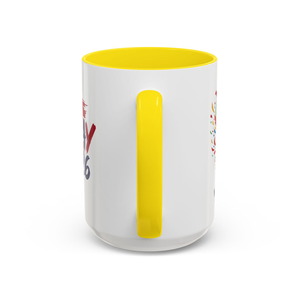 Norway 2026 Soccer Flag Accent Coffee Mug | 11oz 15oz, World Cup 2026, Gift for Dad
