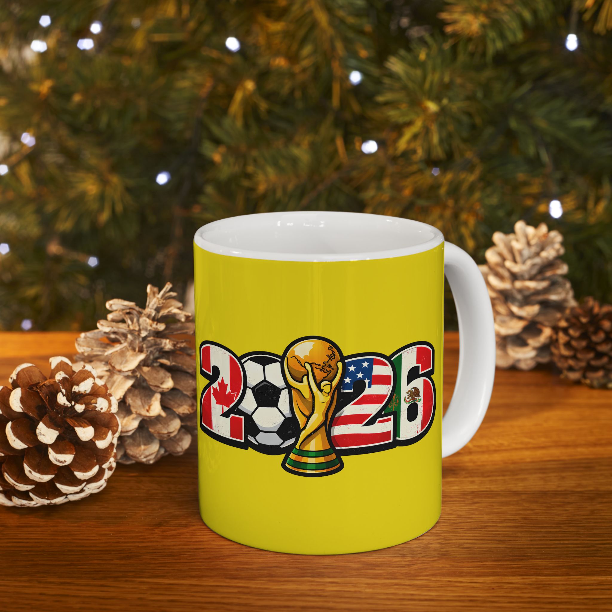 Colombia World Cup 2026 Soccer Mug, Ceramic Mug, Colombia Flag, Gift For Dad