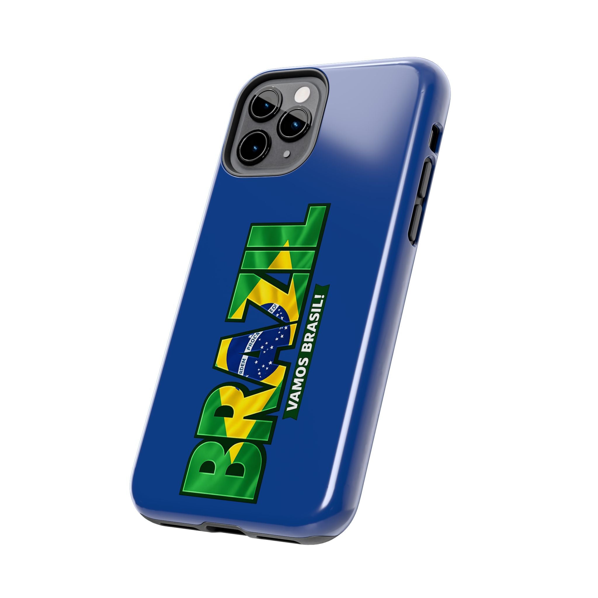 Brazil Soccer Fan Phone Case, Protective, Glossy, World Cup 2026, Tough Cases, Custom Phone Cases