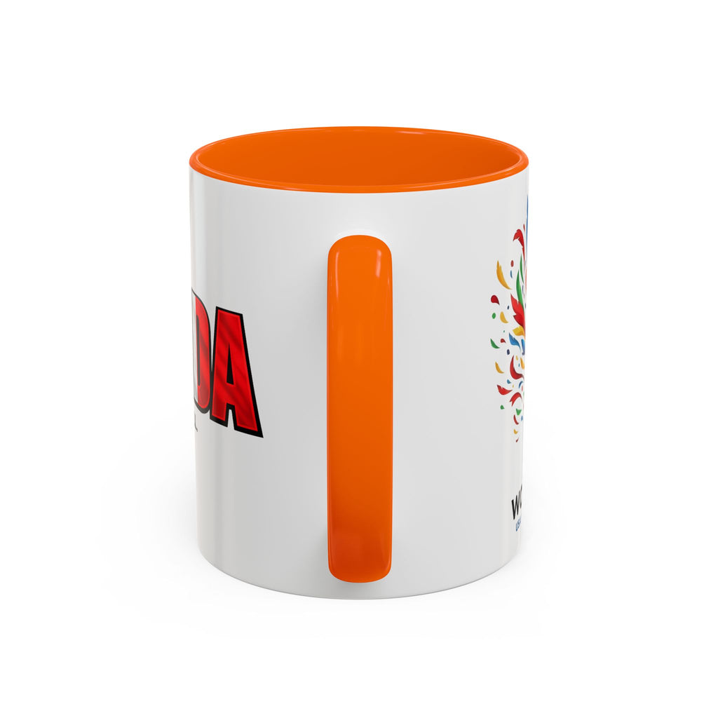 Canada Maple Leaf Text Coffee Mug | We Can. We Will. World Cup 2026, Canada Flag, Gift for Dad