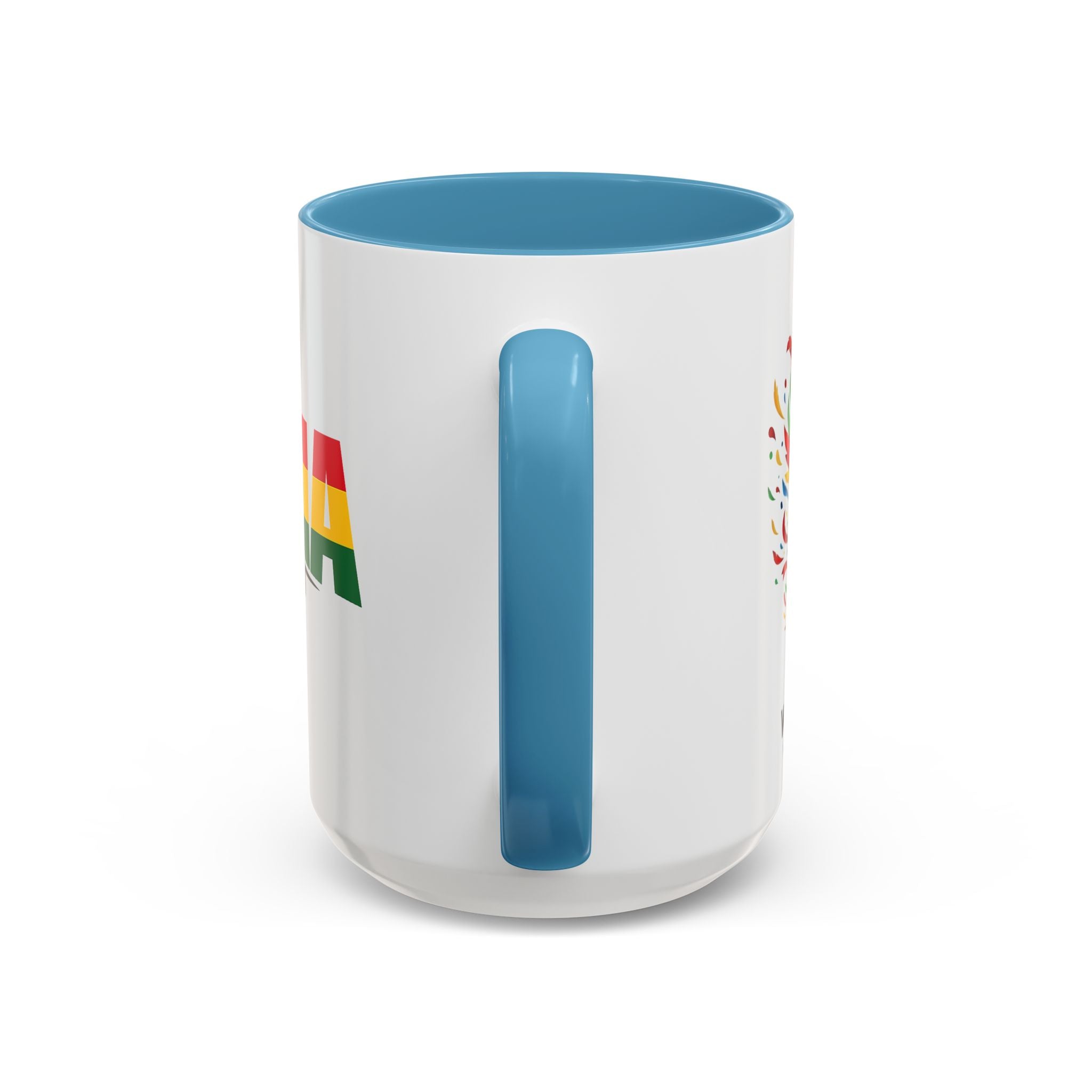 Ghana Black Stars flag stripe Accent Coffee Mug | 11oz 15oz, World Cup 2026, Gift for Dad