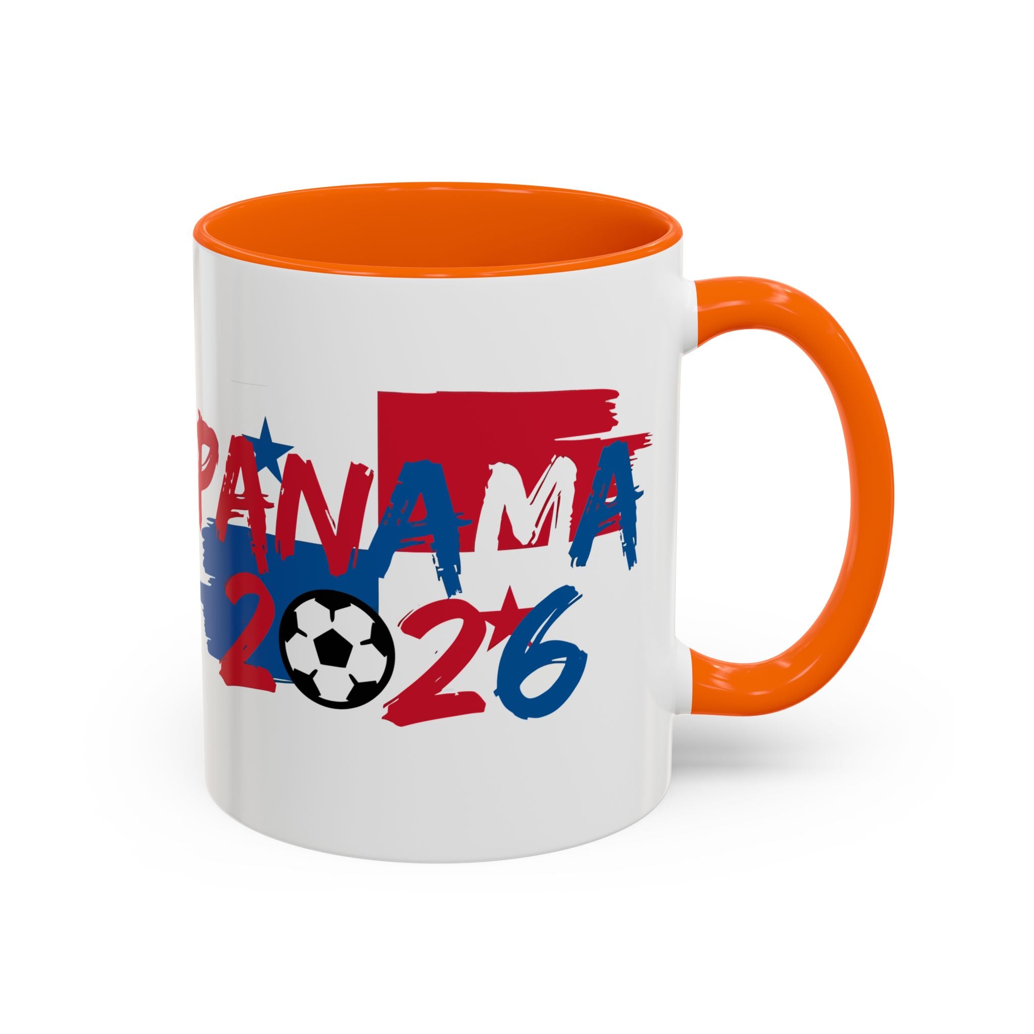 Panama 2026 Soccer Logo Accent Mug | 11oz 15oz, World Cup 2026, Gift for Dad
